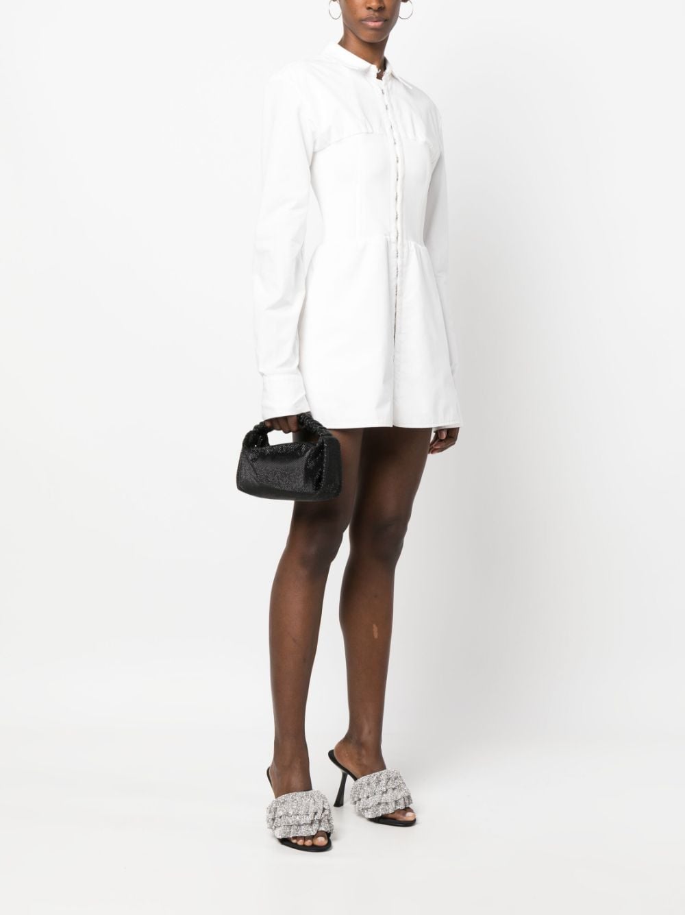 ALEXANDER WANG Mini Scrunchie Handbag with Curled Top Handle