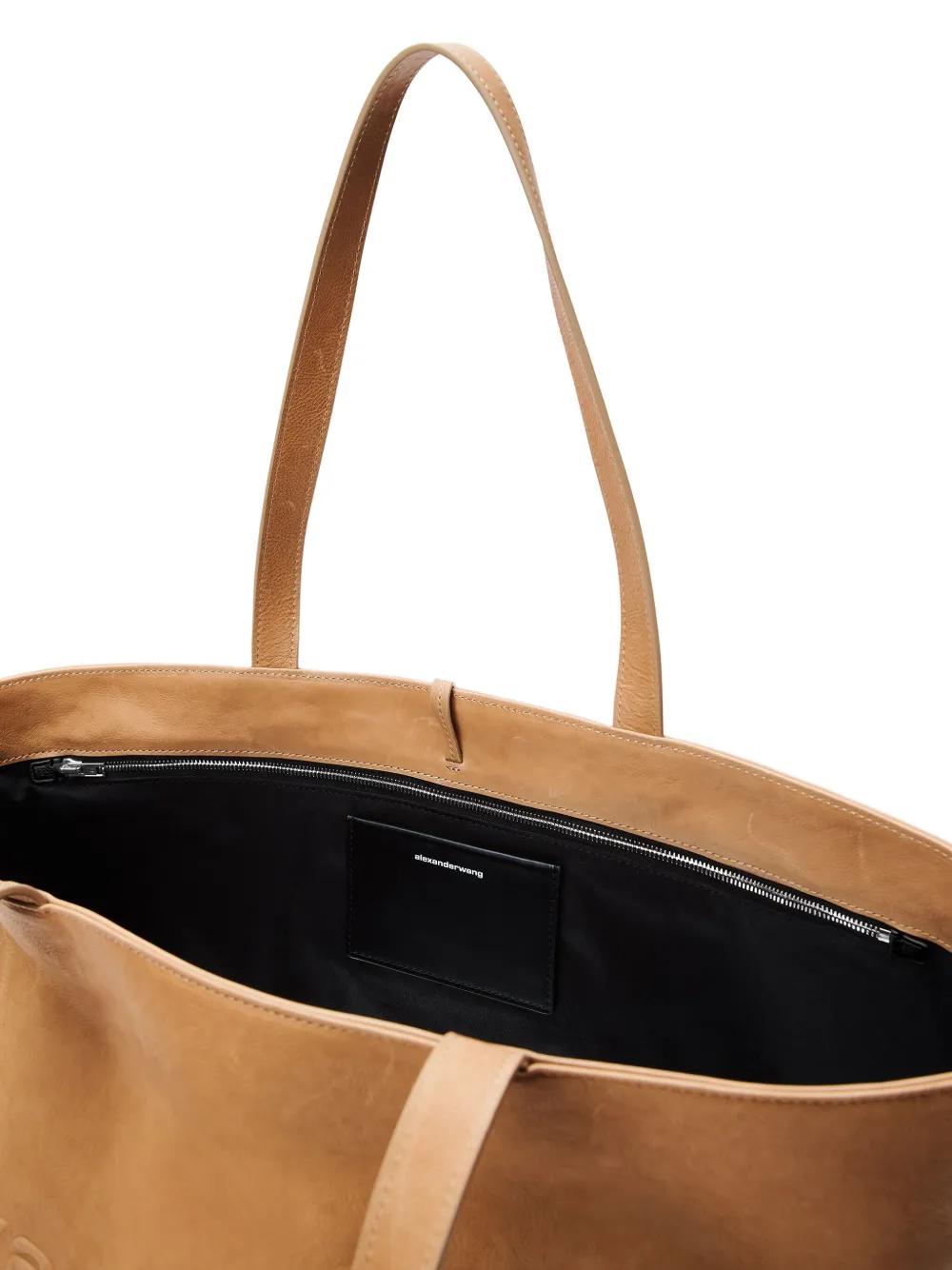 ALEXANDER WANG Logo-Embossed Tote Handbag