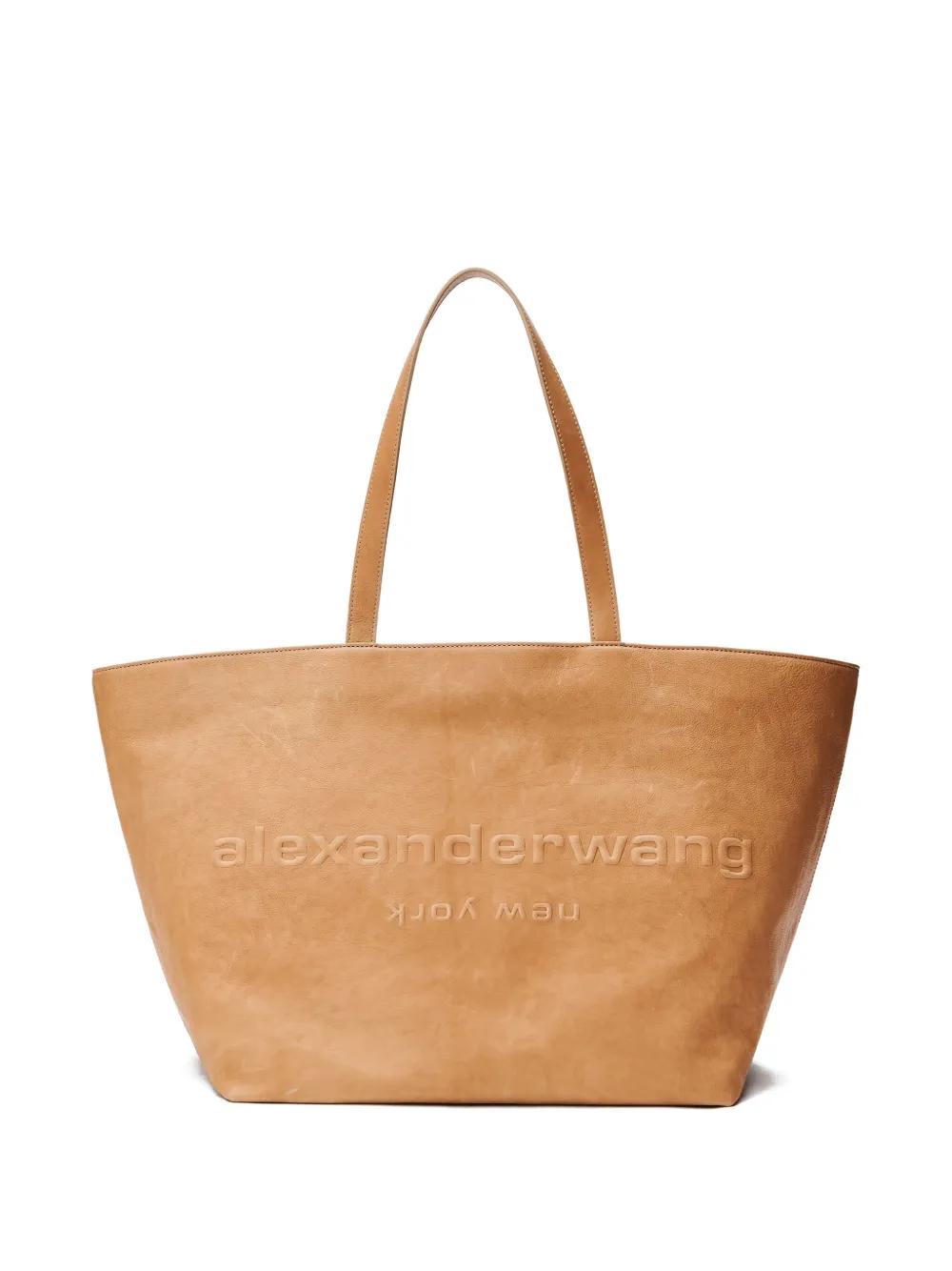 ALEXANDER WANG Logo-Embossed Tote Handbag