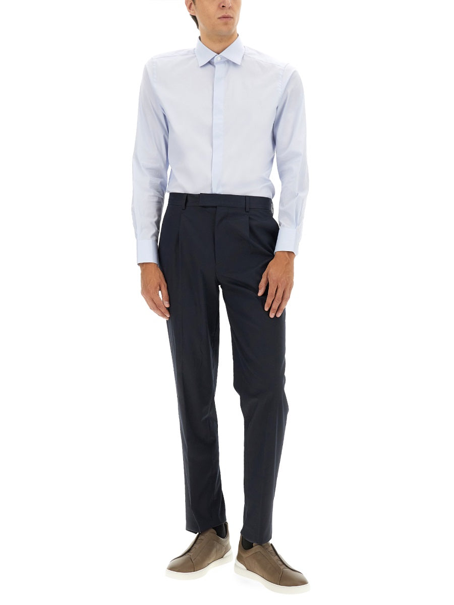 ZEGNA Classic Cotton Shirt for Men - Size 41