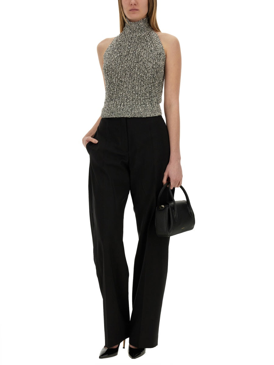 ALYSI Mini Sequined Knit Top (Size S)