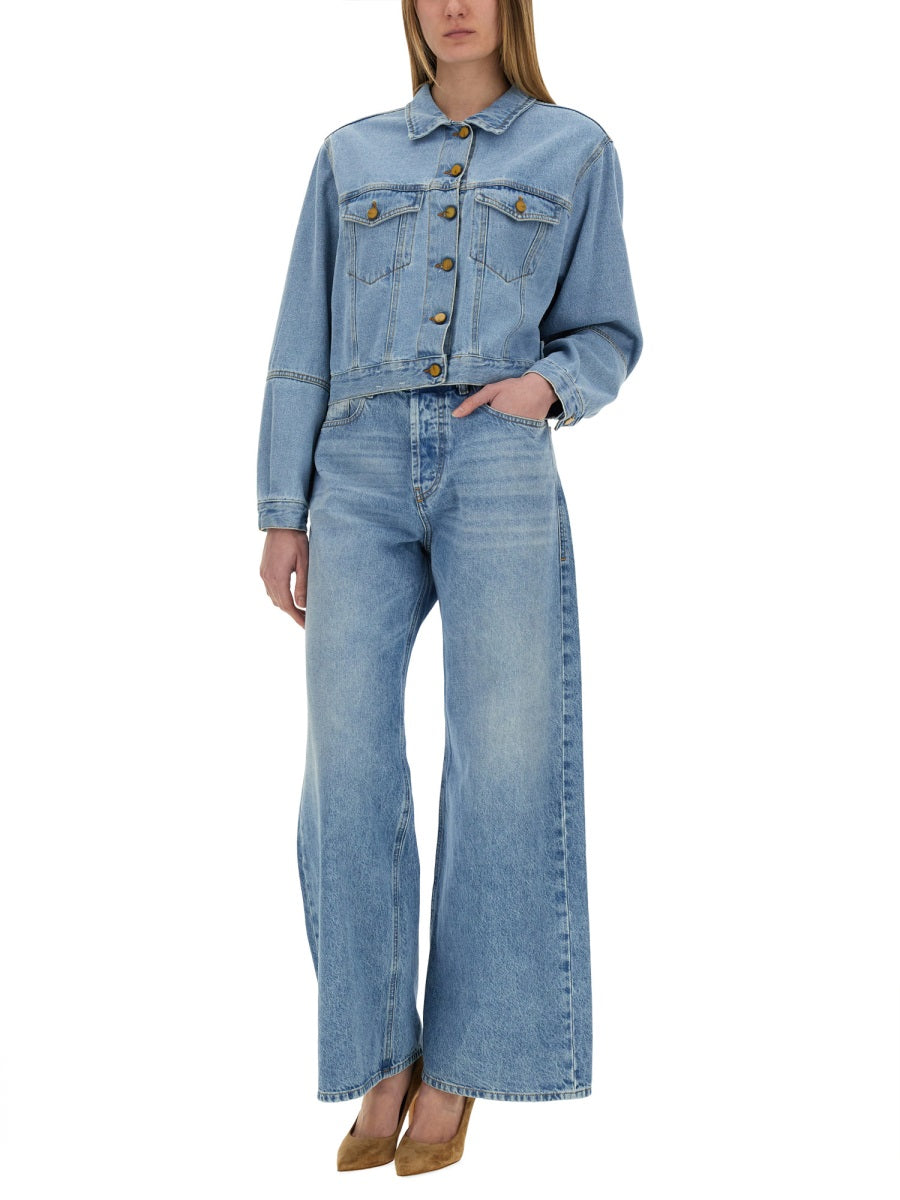 ALYSI Women's Denim Jacket Size S