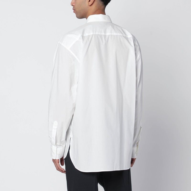 DRIES VAN NOTEN Oversized Shirt with Flame Lily Print