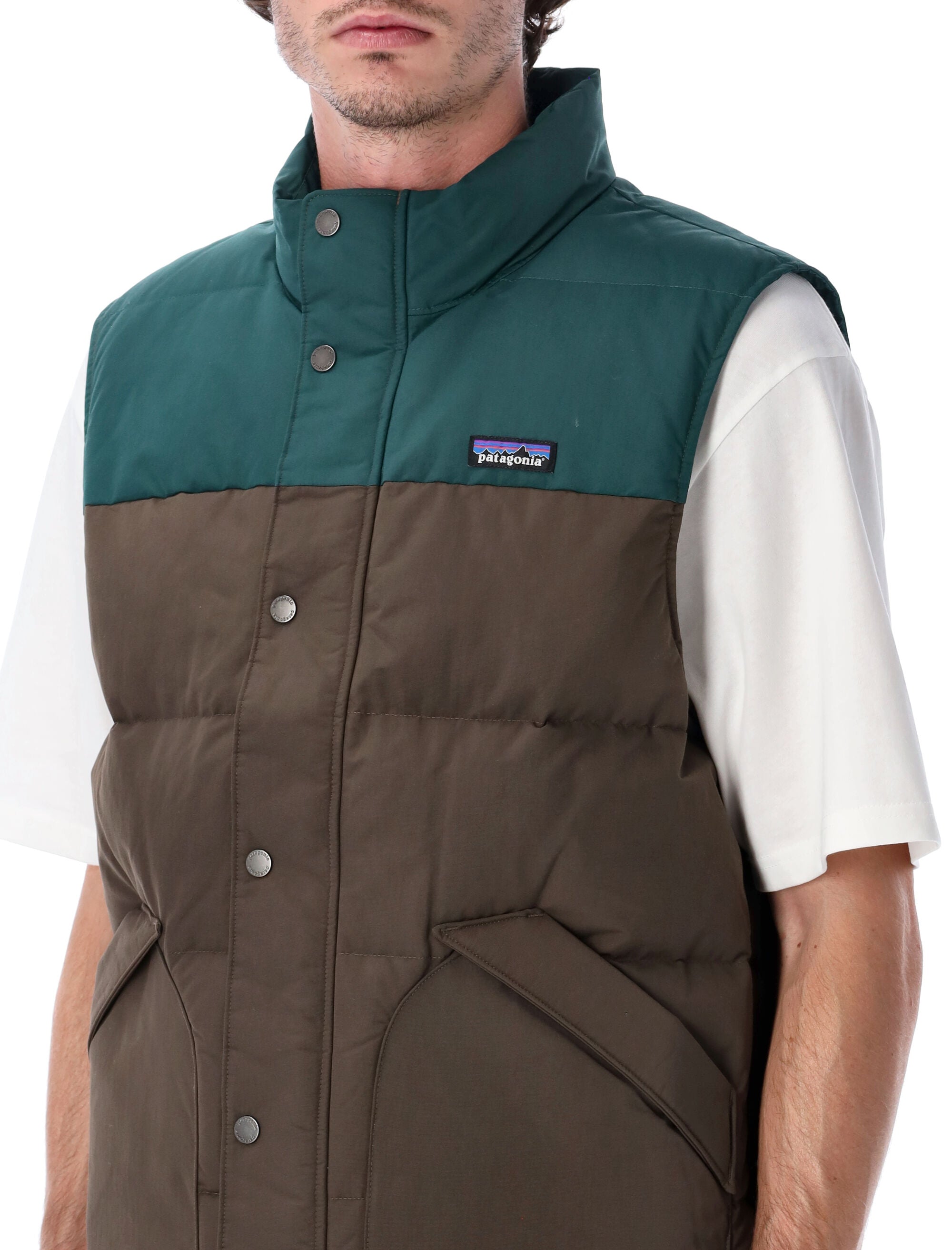 PATAGONIA Recycled Polyester Down Vest for Men
