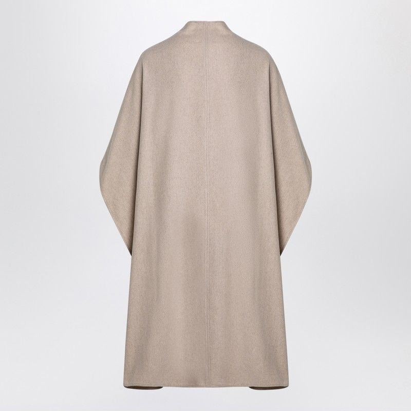 THE GARMENT Wool-Blend Long Loose-Fitting Cape