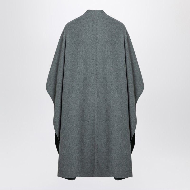 THE GARMENT Wool-Blend Cape with Button Fastening