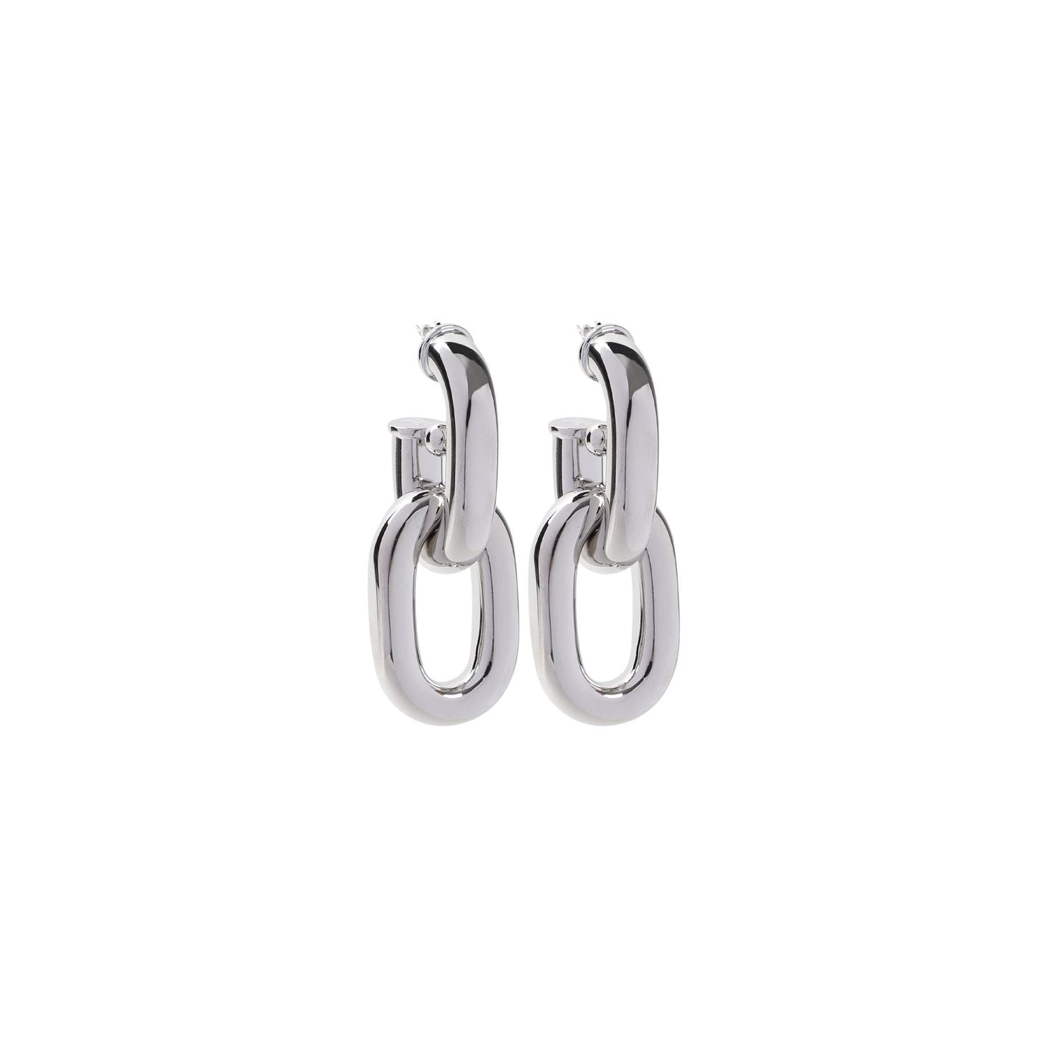 PACO RABANNE Chunky Link Hoops Earrings