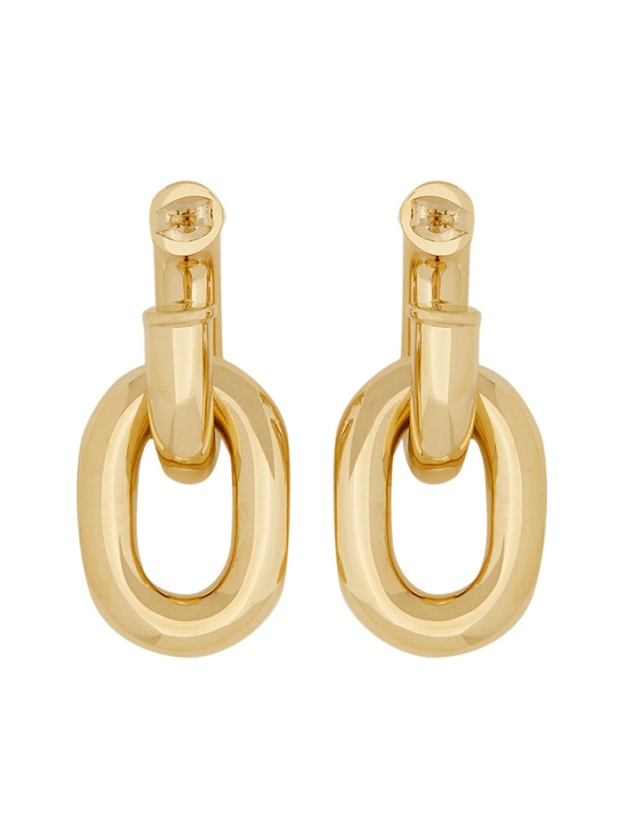 RABANNE Fashionable XL Link Double Circle Earrings