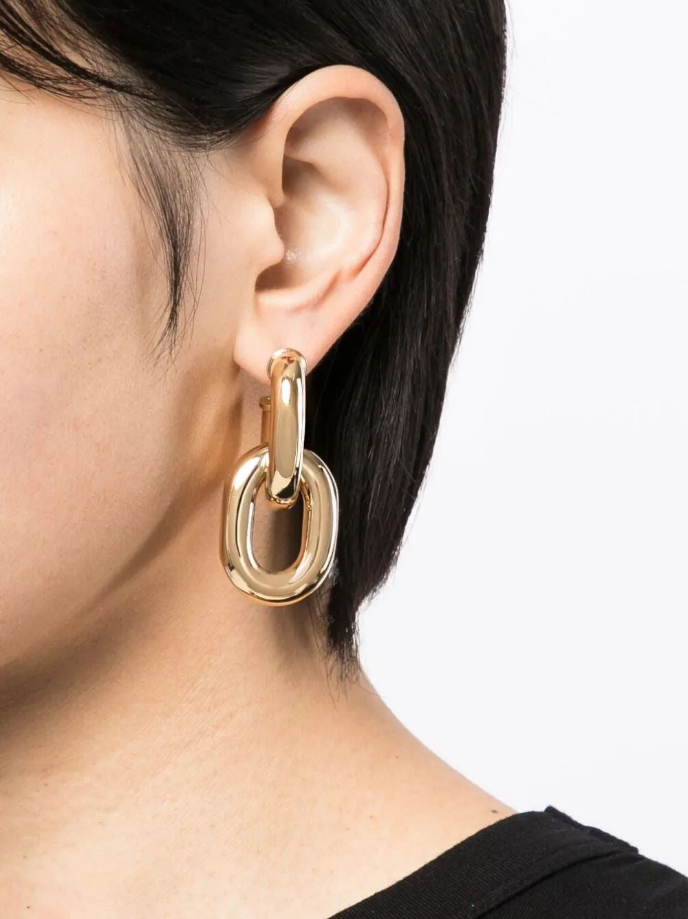 PACO RABANNE XL Link Double Earrings