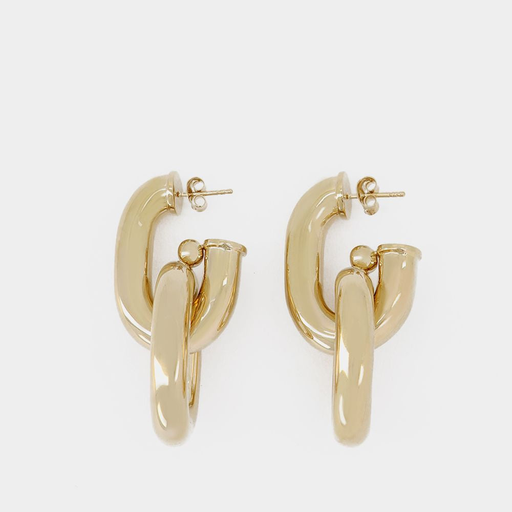 PACO RABANNE Oversized Link Hoops Earrings