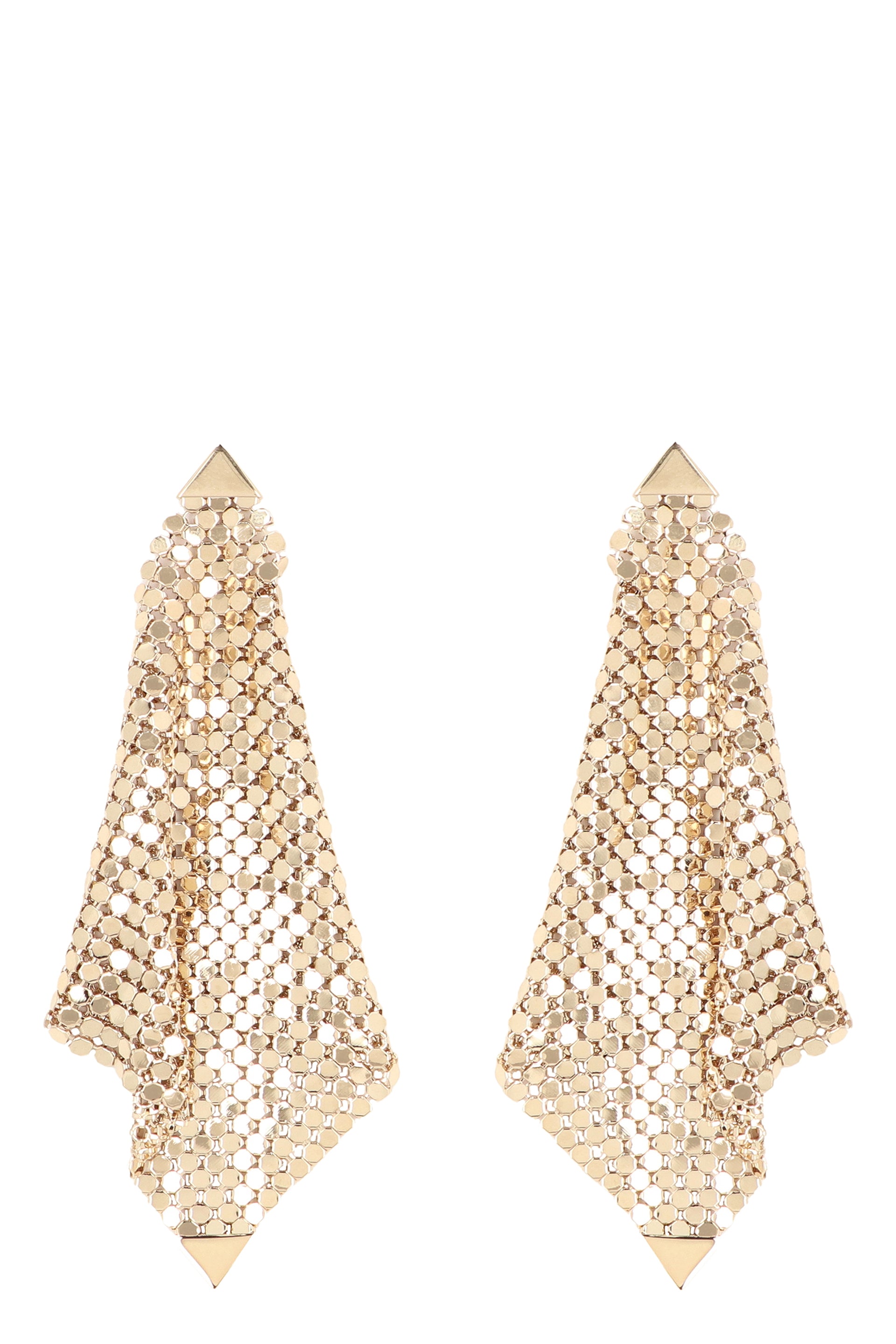 PACO RABANNE Mini Metallic Cascading Drop Earrings