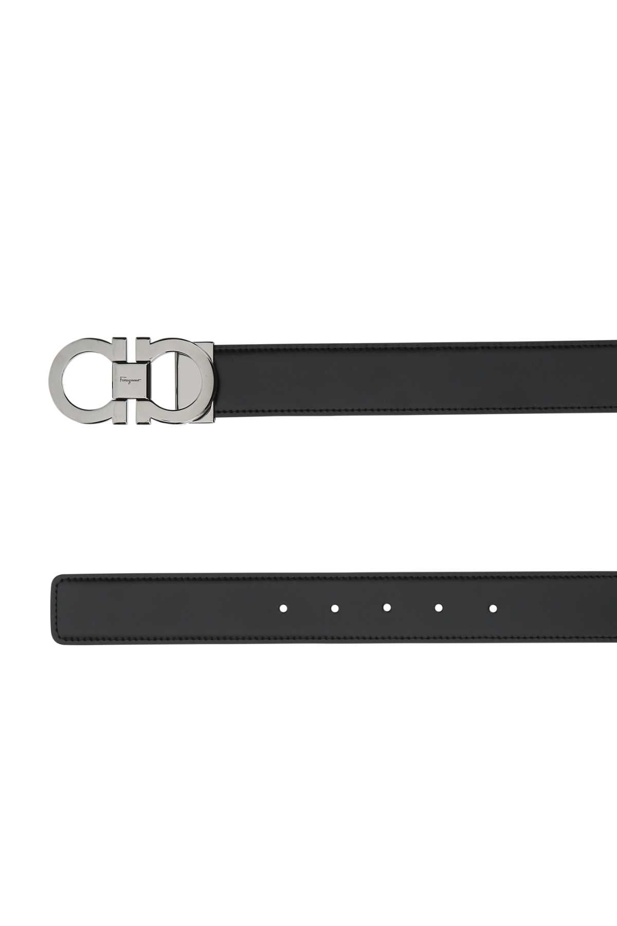 Ferragamo Reversible Leather Belt - 3.5 cm Height
