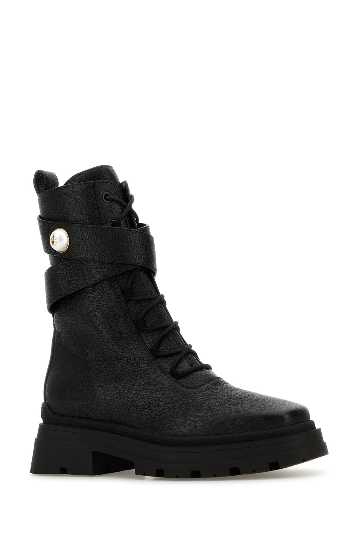JIMMY CHOO Noemi 45 Grainy Leather Women's Boots