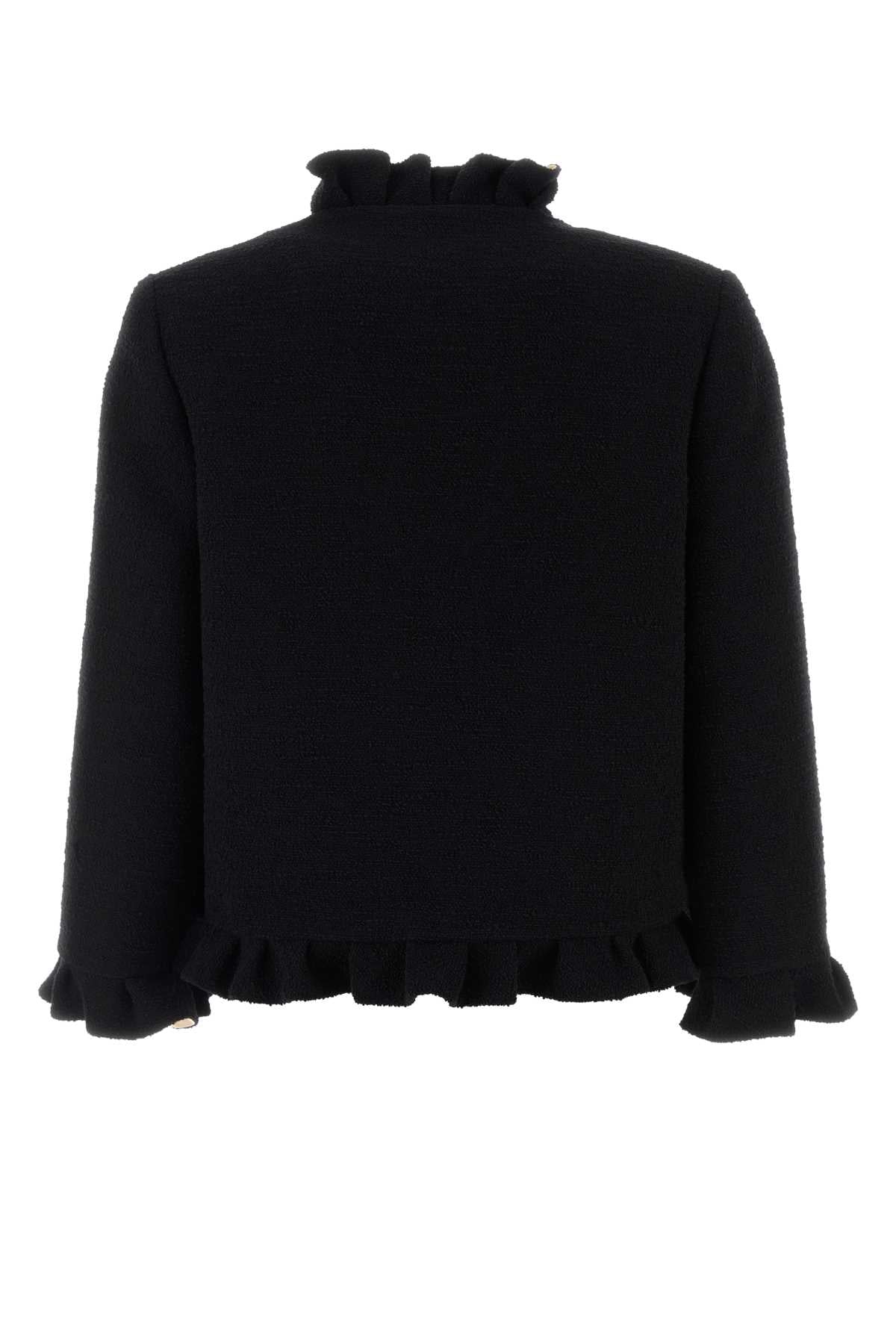 VALENTINO GARAVANI Chic Boucle Loop Blazer for Women