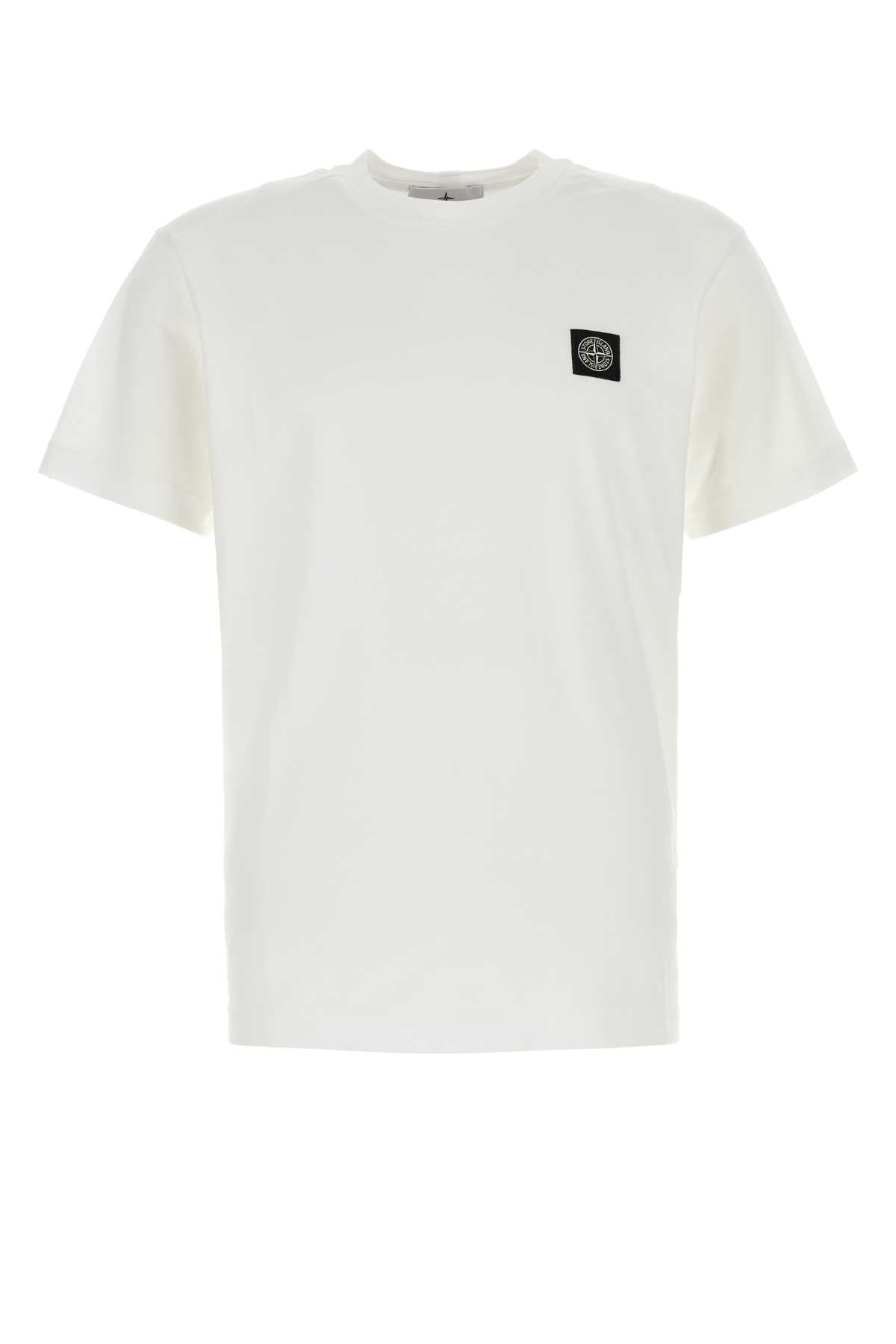 STONE ISLAND Cotton Crew Neck T-Shirt for Men