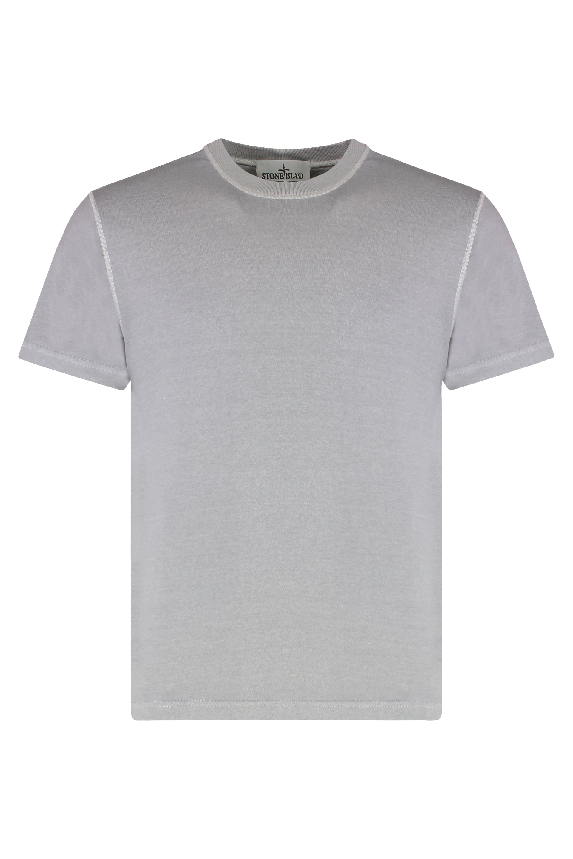 STONE ISLAND Logo Cotton T-Shirt for Men