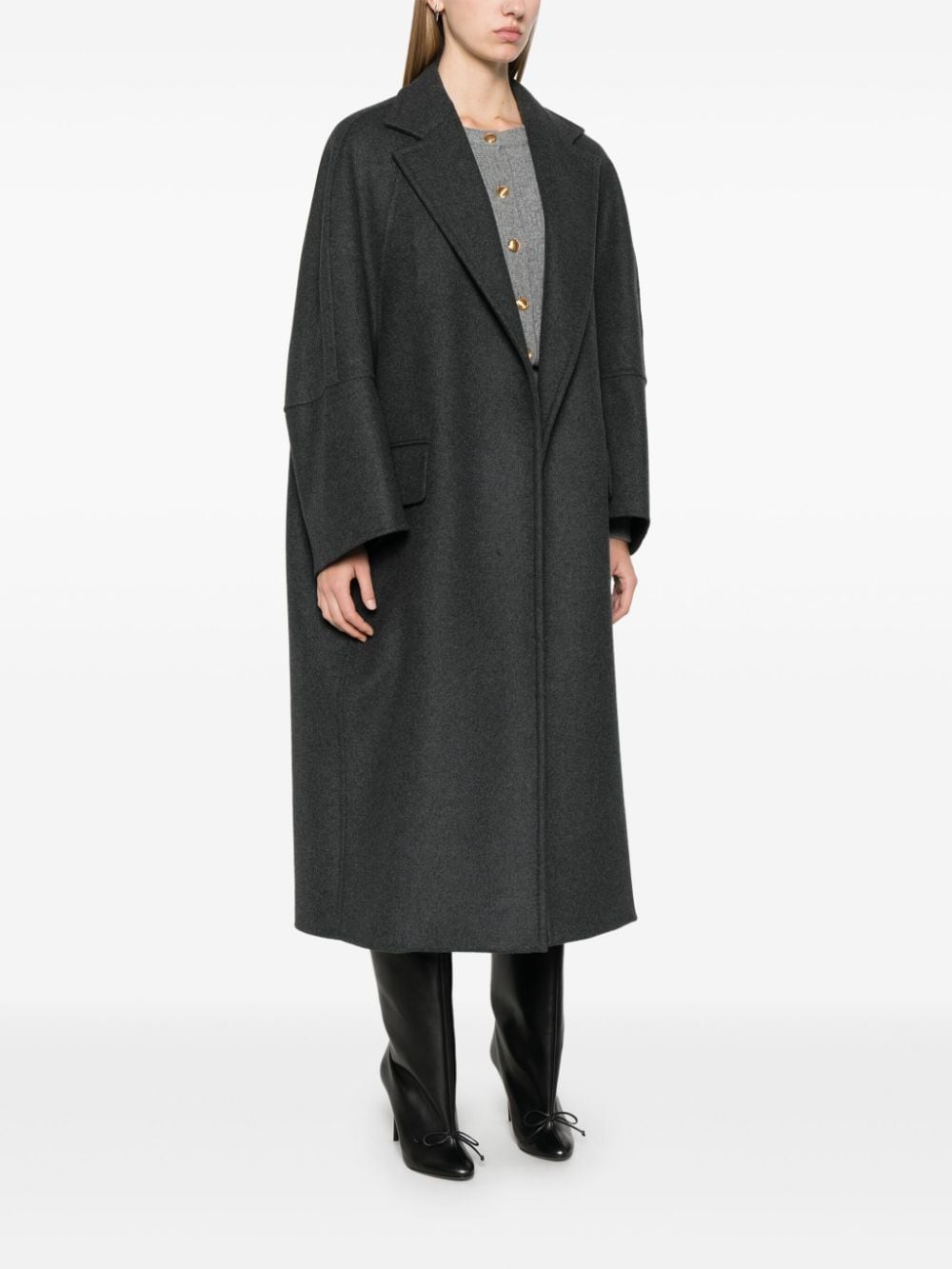 MAX MARA Elegant Wool Long Jacket