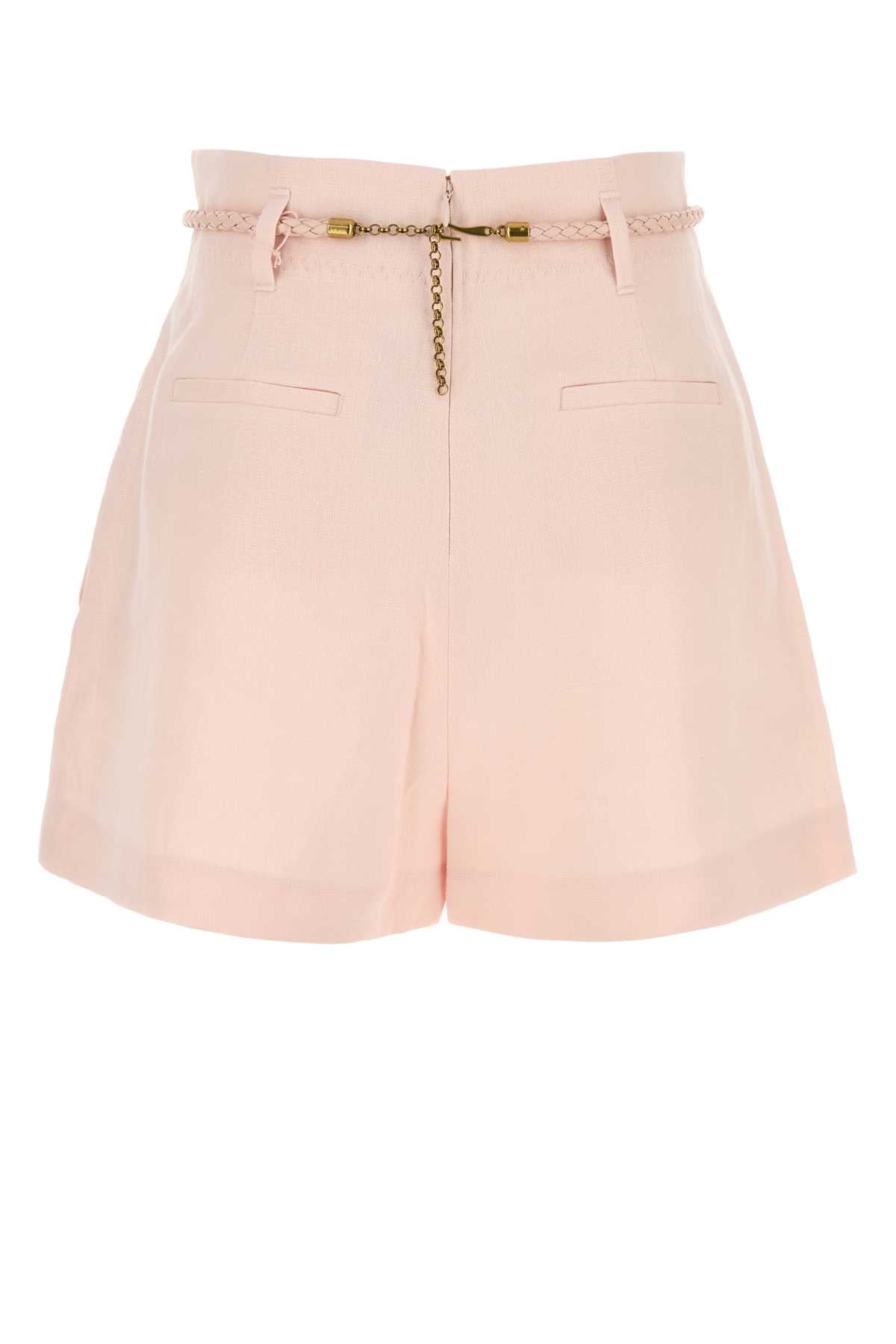 ZIMMERMANN Linen Crush Mini Shorts