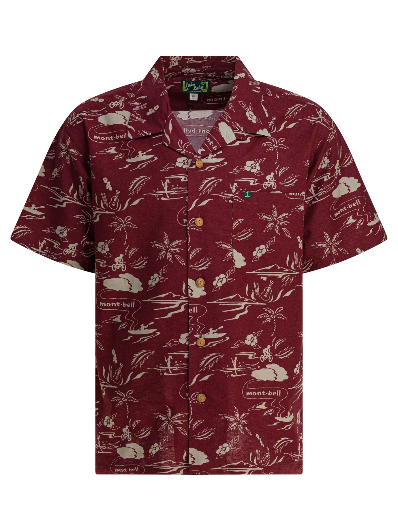 MONTBELL Men's Island Breeze Camp Collar Shirt