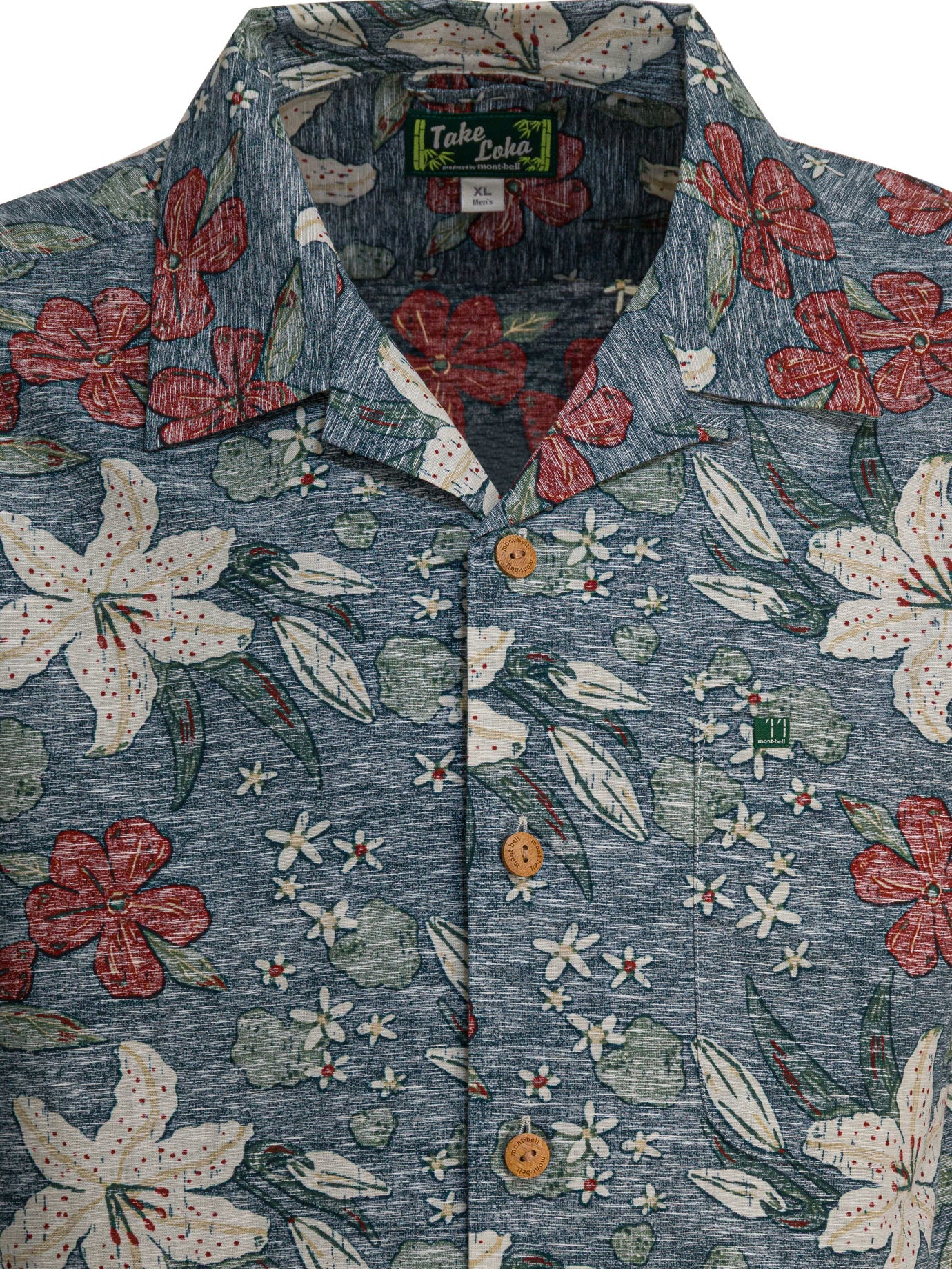 MONTBELL Men's Regular Fit Camp Collar Shirt