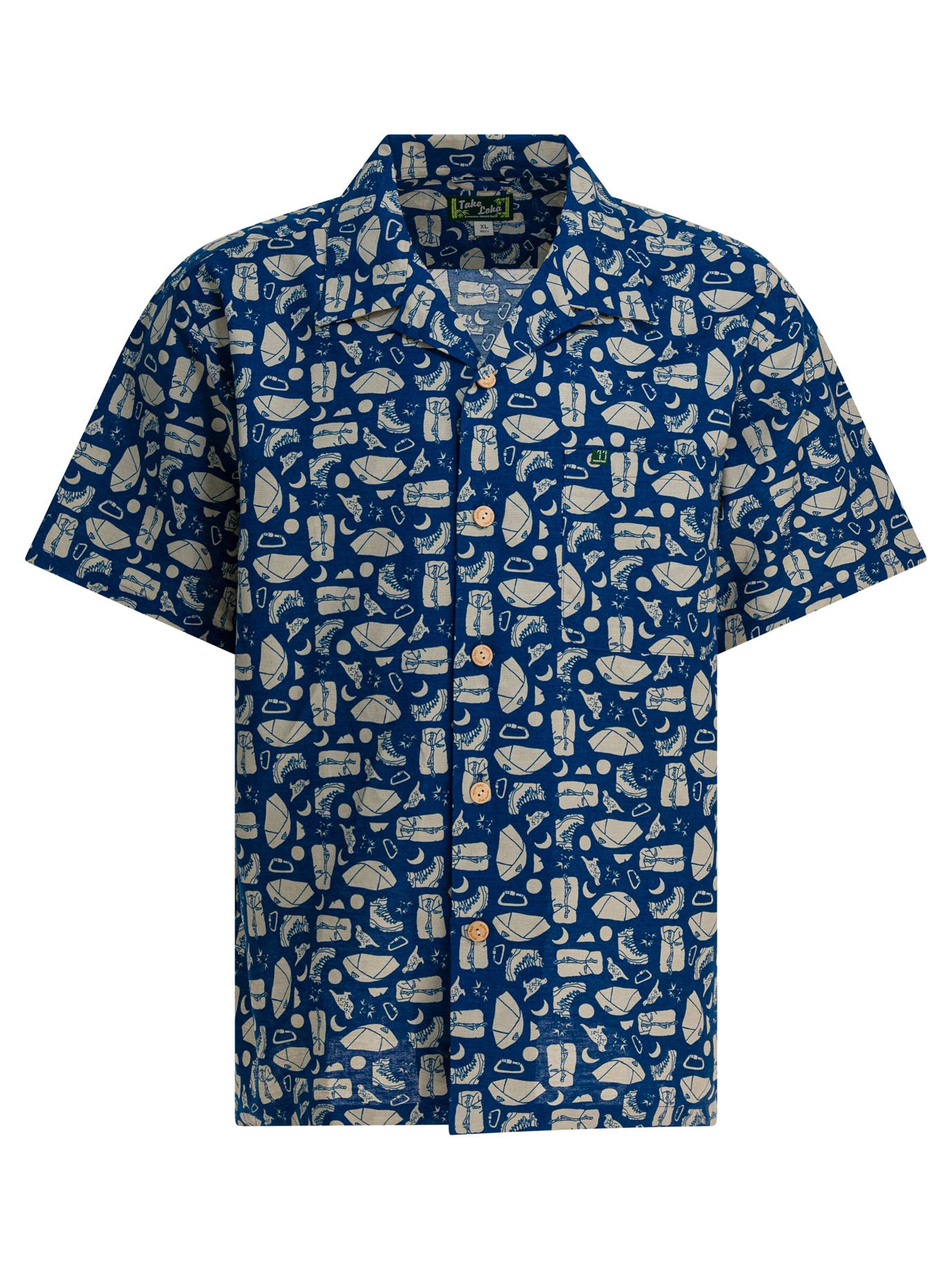 MONTBELL Regular Fit Camp Collar Short Sleeve Shirt