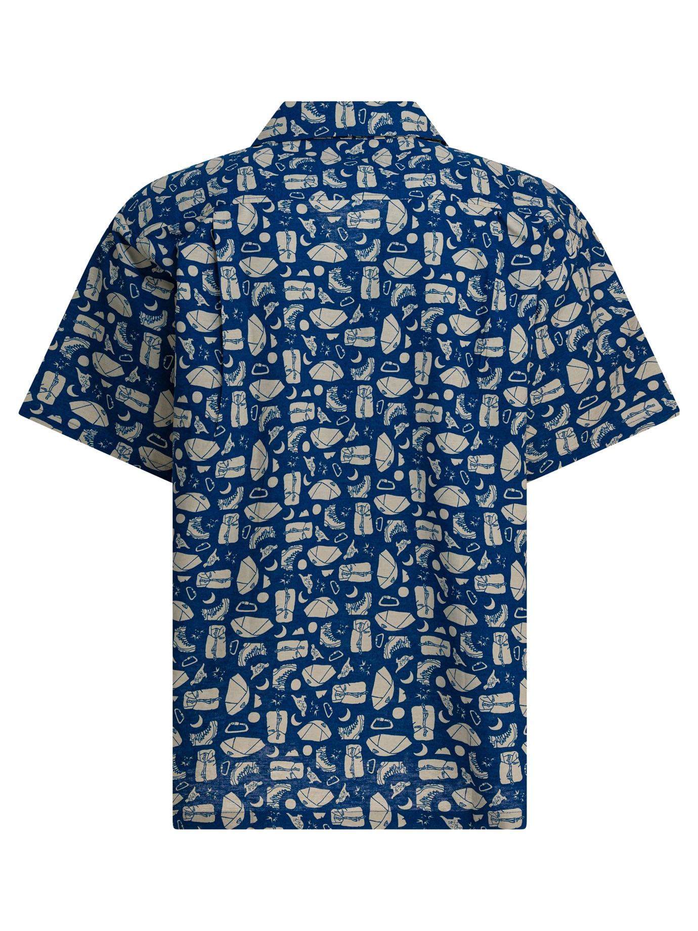 MONTBELL Regular Fit Camp Collar Short Sleeve Shirt