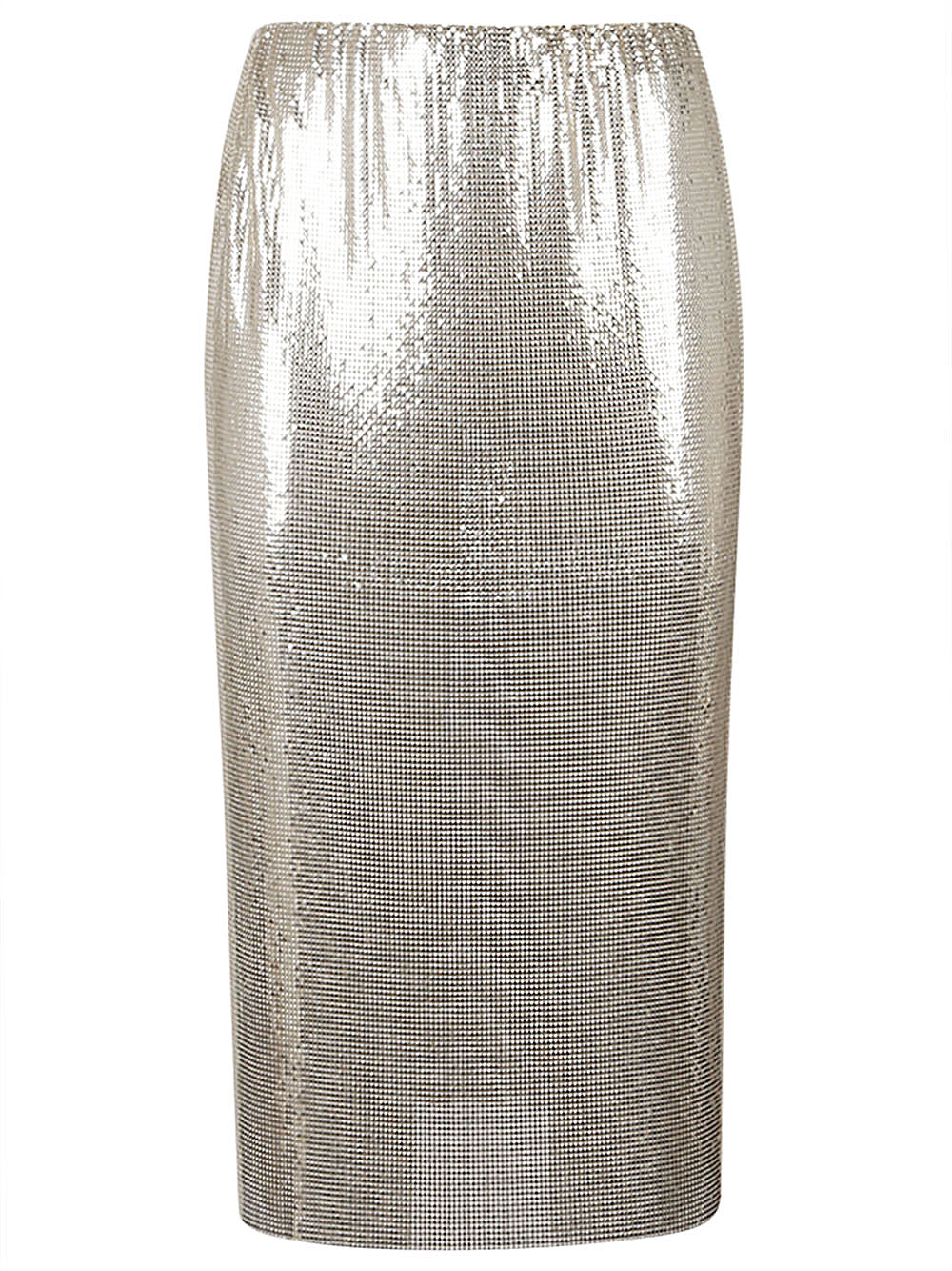 MAX MARA SPORTMAX Metallic Knit Midi Skirt