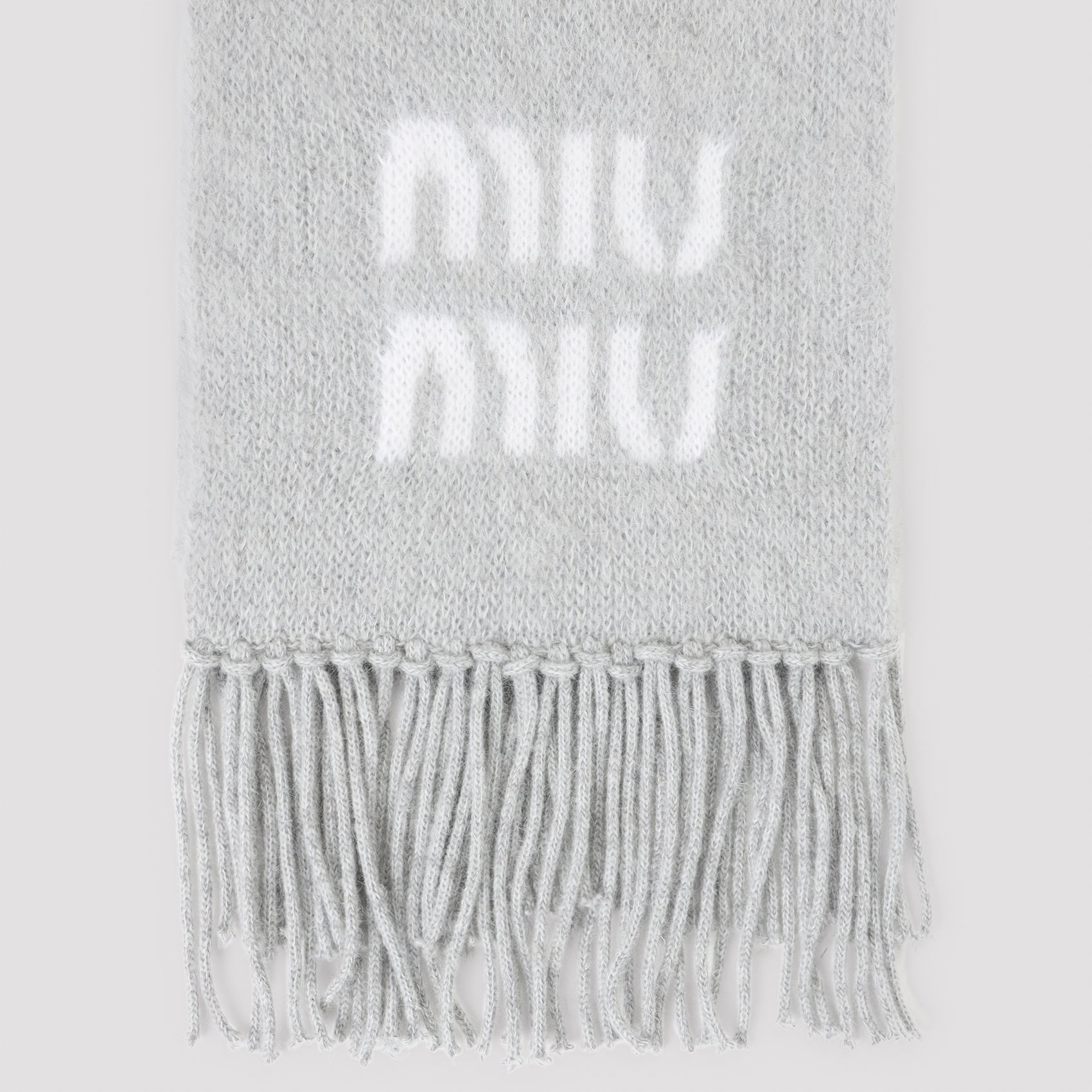 MIU MIU Mohair Scarf - 23cm x 185cm