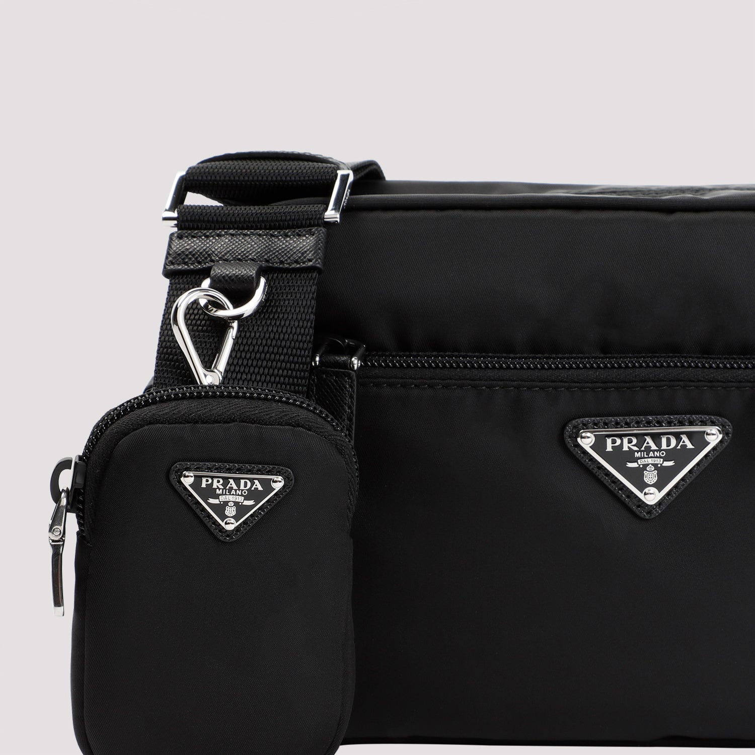 PRADA Men's Mini Shoulder Handbag - 23cm x 15cm x 7.5cm