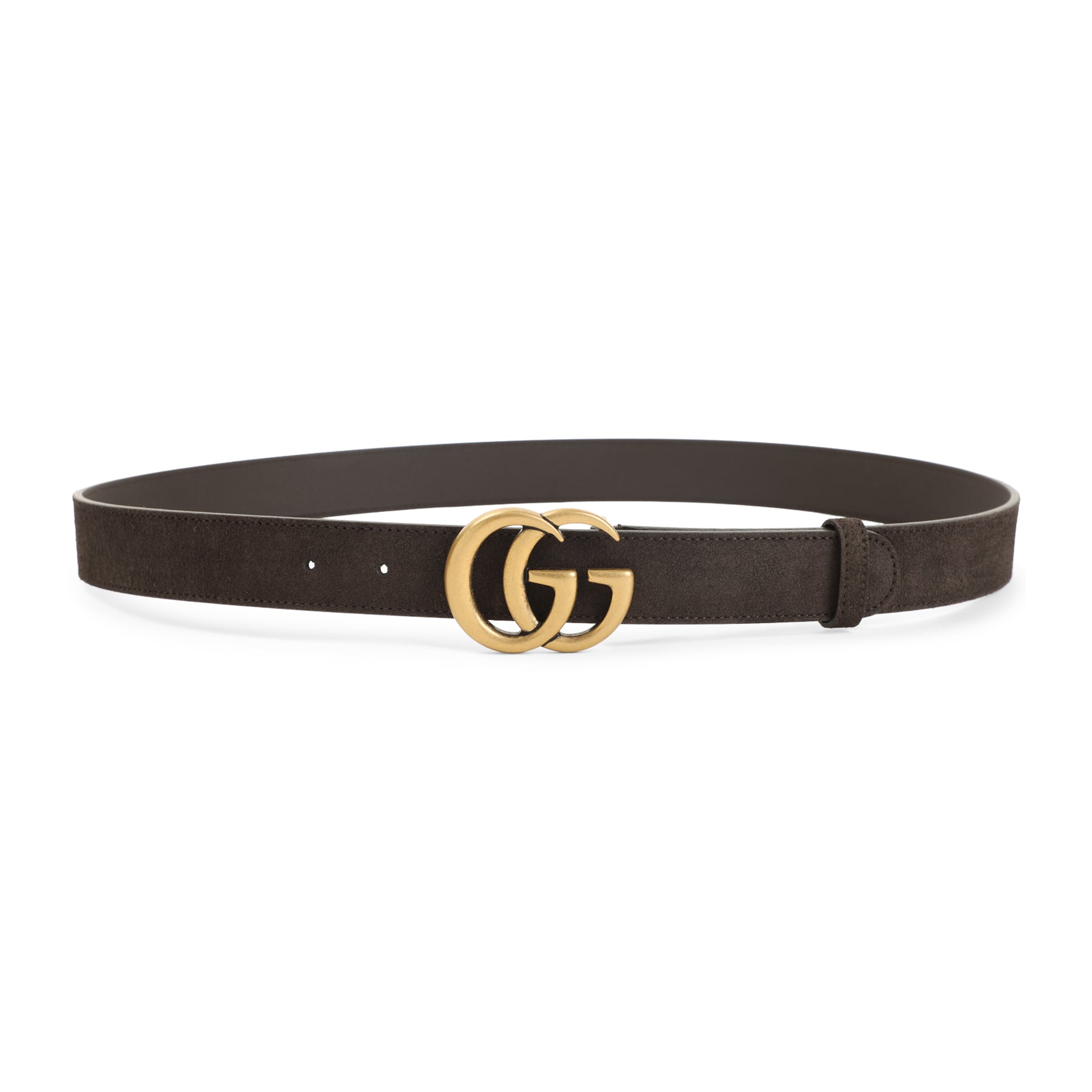 GUCCI Men's Classic Suede Belt - 3cm Width