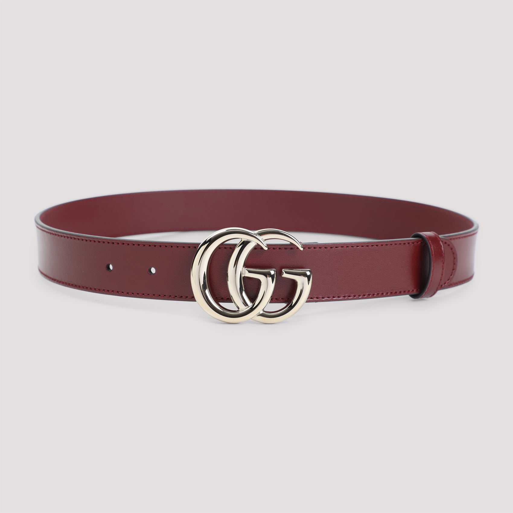 GUCCI Classic 3 CM GG Gold Leather Belt
