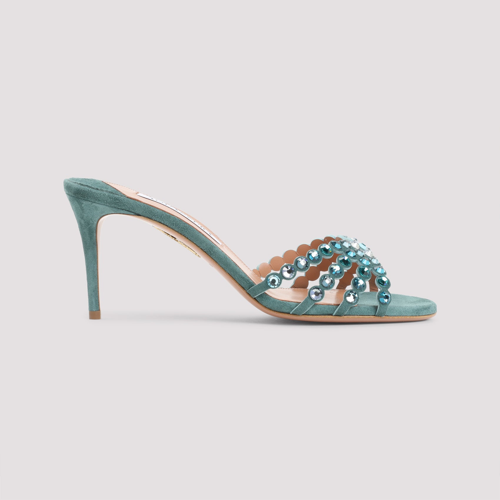 AQUAZZURA Tequila Flat Mules 7.5cm Heel