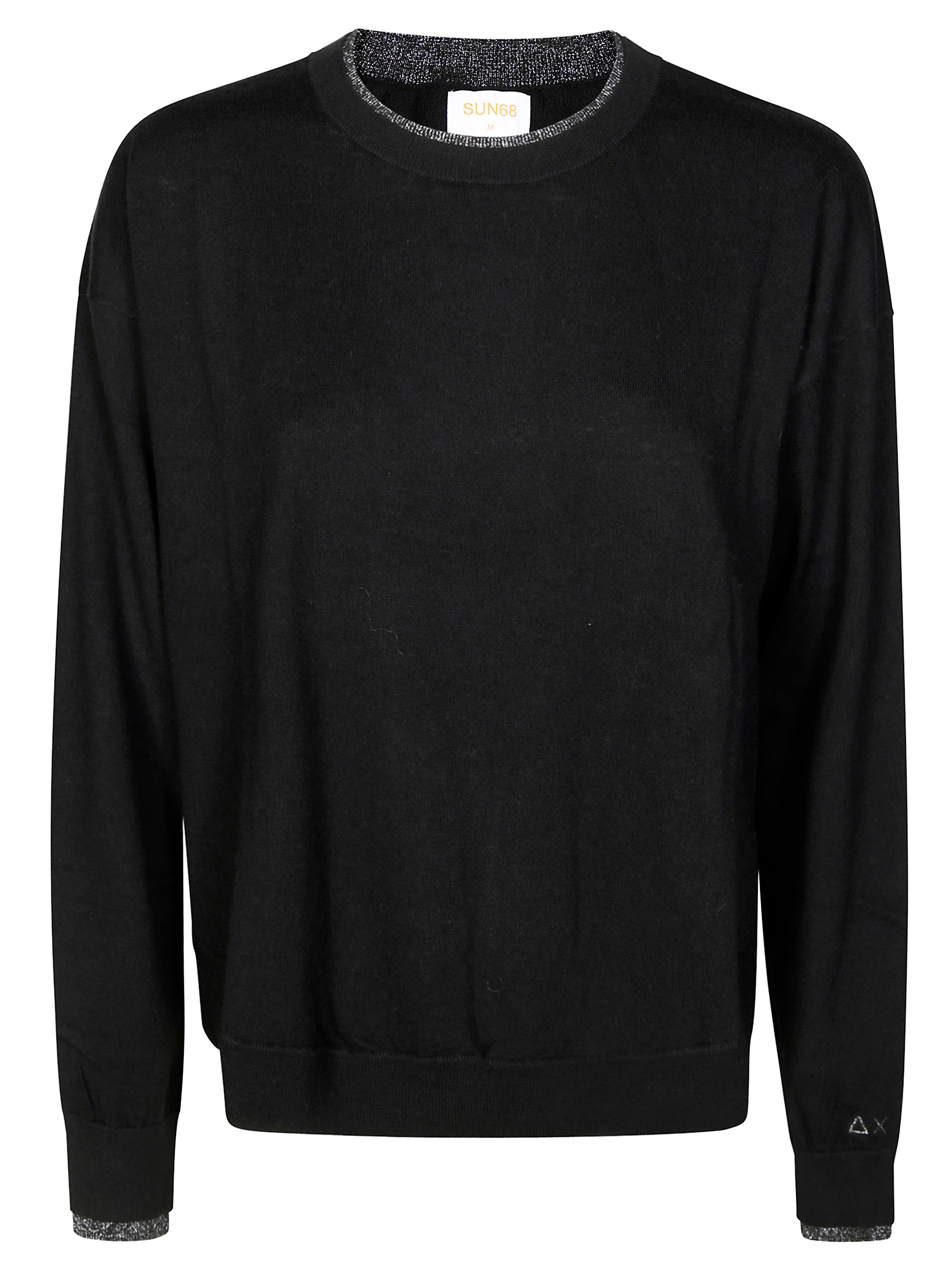 SUN 68 Lurex Knit Cardigan for Men - FW25 Collection