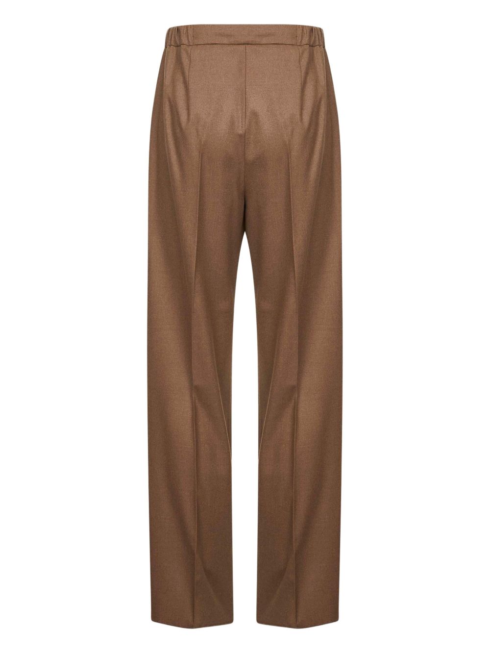 MAX MARA Women's High-Quality Leather Trousers with Adjustable Drawstring