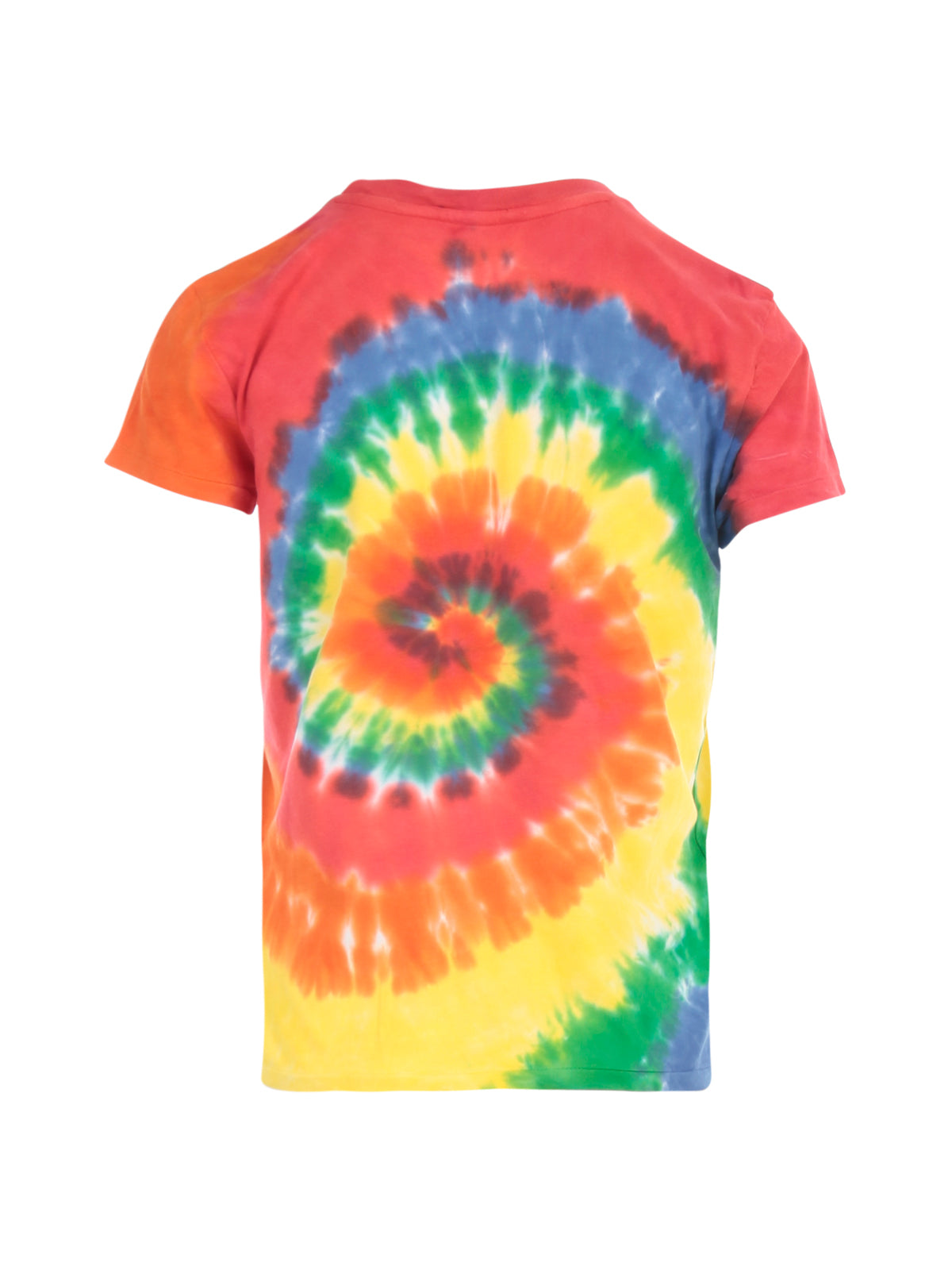 POLO RALPH LAUREN Tye Dye Print T-Shirt with Bear - Women's Medium