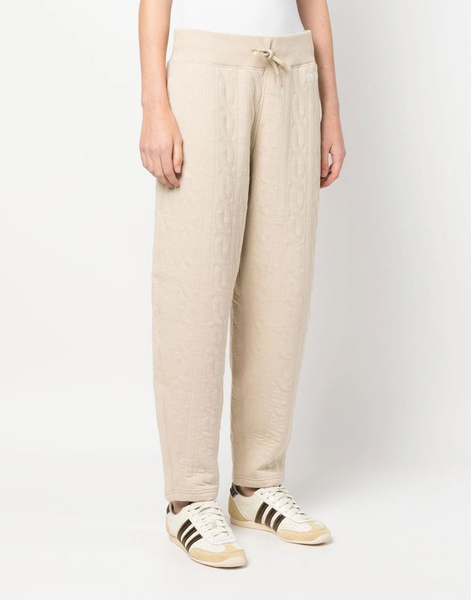 POLO RALPH LAUREN Women's Cable Quilted Logo Trousers - Mini Fit