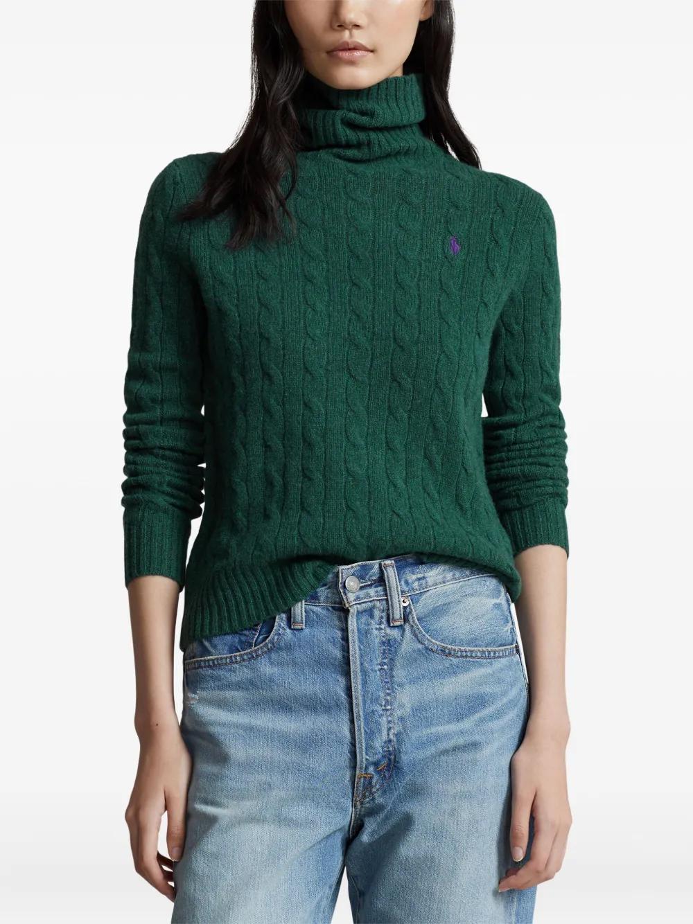 POLO RALPH LAUREN Women's Long Sleeve Pullover Wool Blend Sweater
