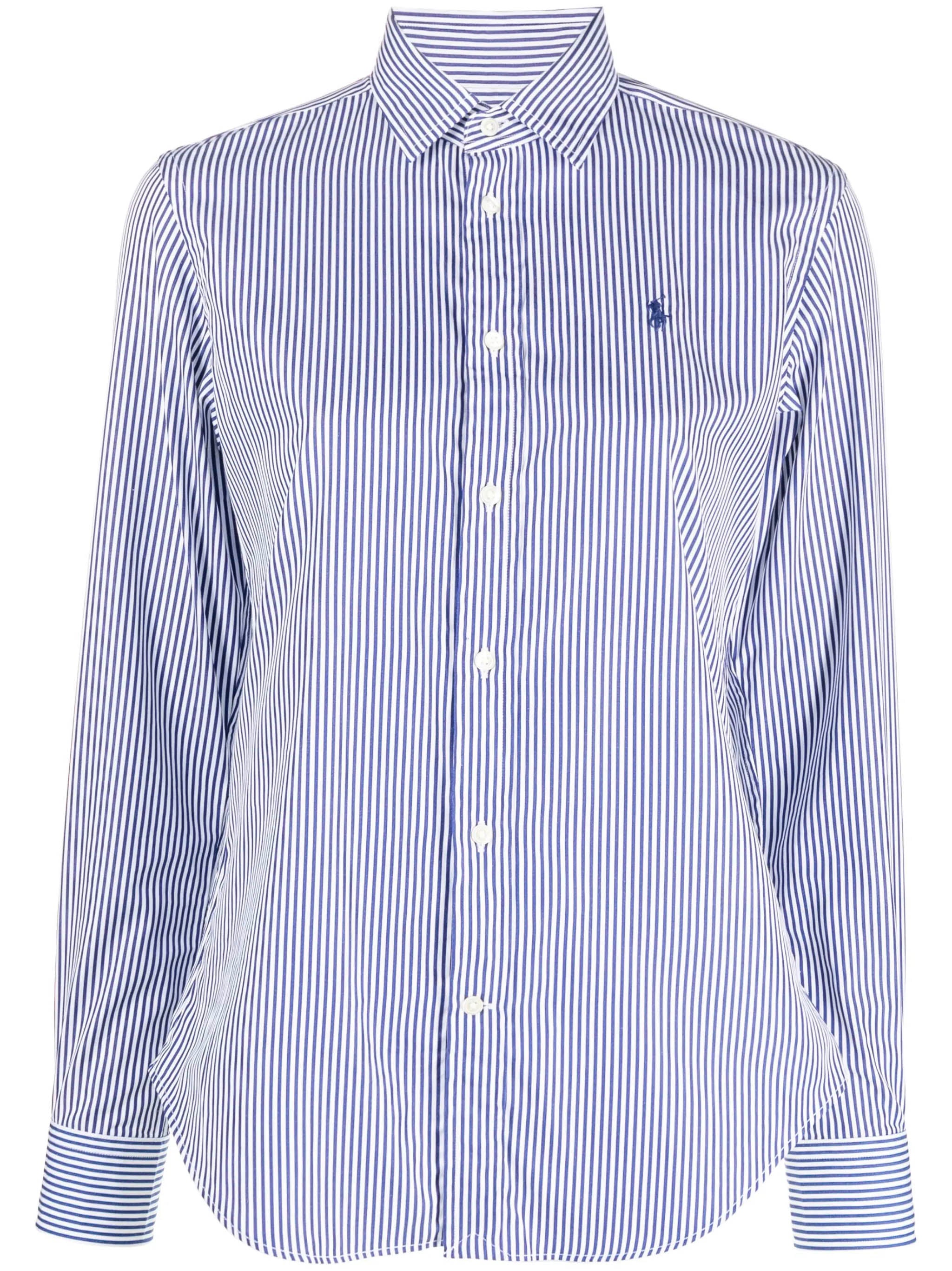 POLO RALPH LAUREN Women's Striped Button-Up Shirt Size 2