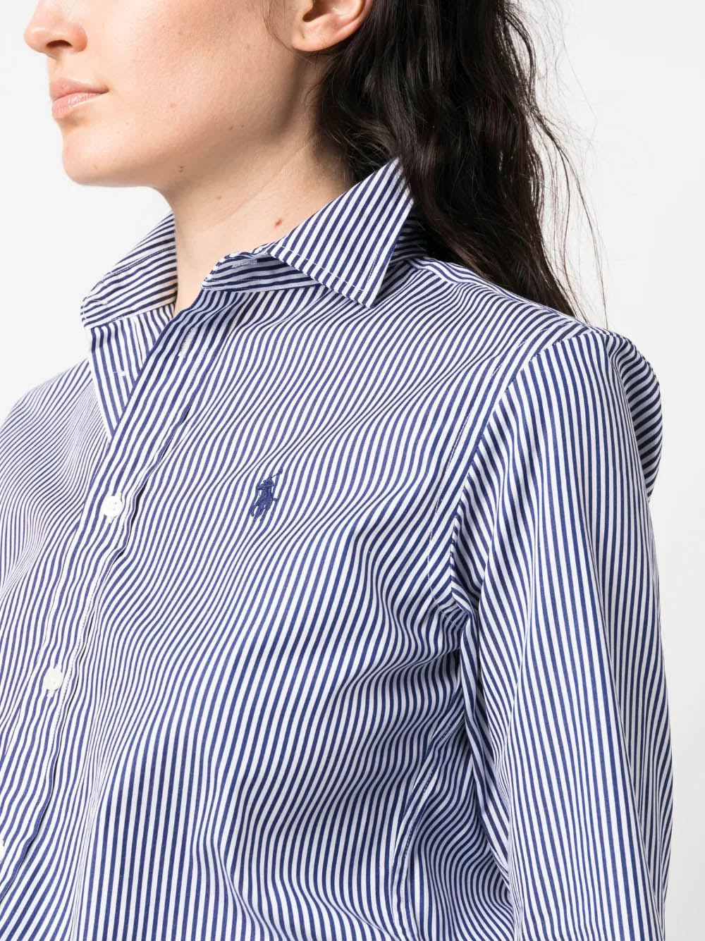POLO RALPH LAUREN Women's Striped Button-Up Shirt Size 2
