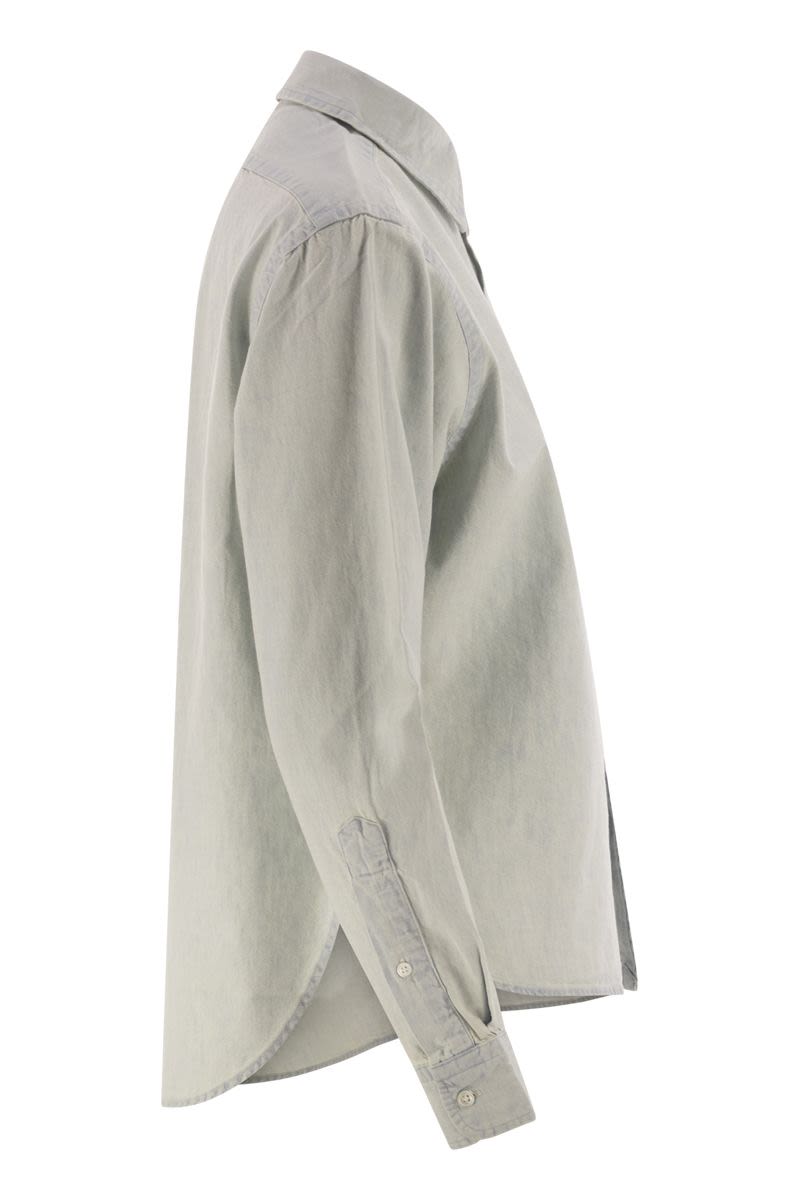 POLO RALPH LAUREN Short Square Chambray Shirt for Women