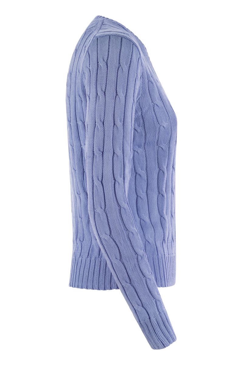 POLO RALPH LAUREN V-Neck Cotton Sweater