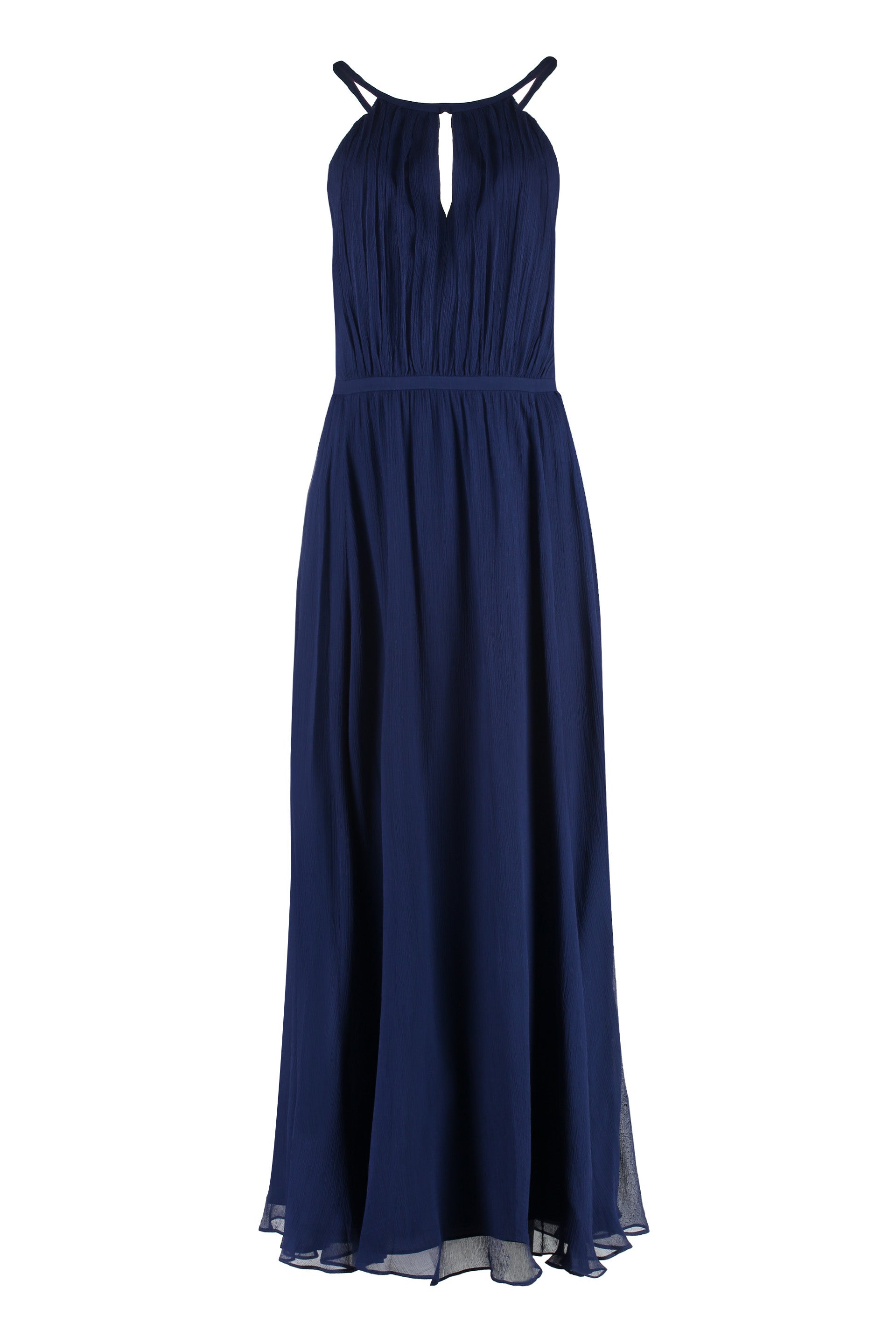 POLO RALPH LAUREN Viscose Cut-Out Midi Dress