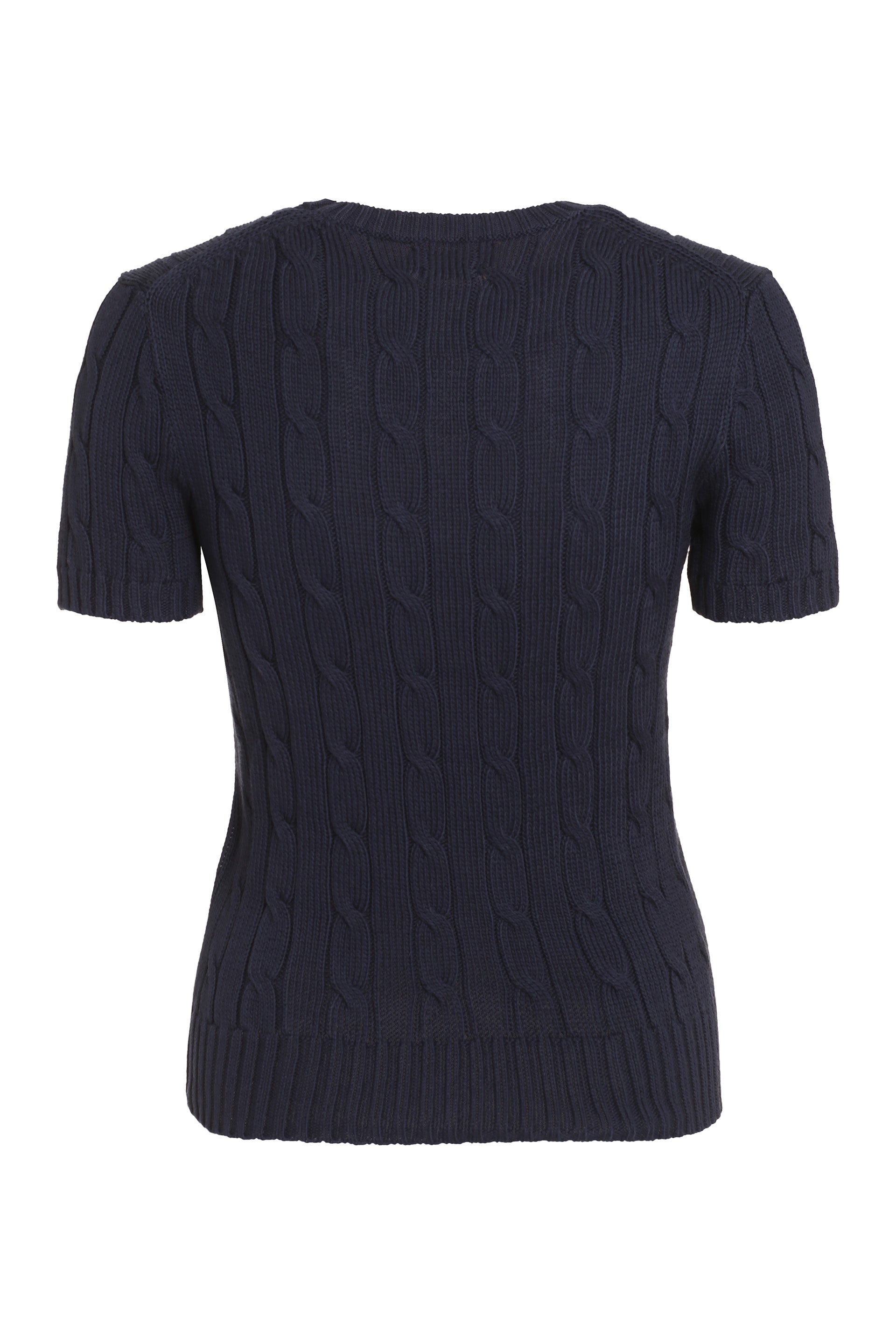 POLO RALPH LAUREN Short Sleeve Cable Knit Sweater