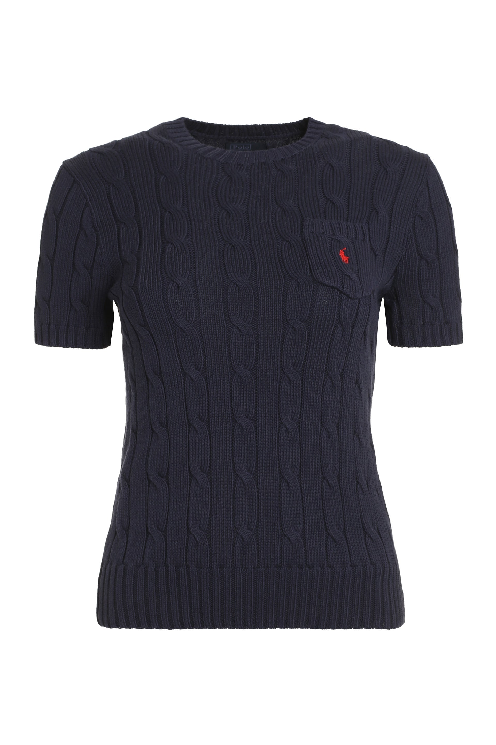 POLO RALPH LAUREN Short Sleeve Cable Knit Sweater