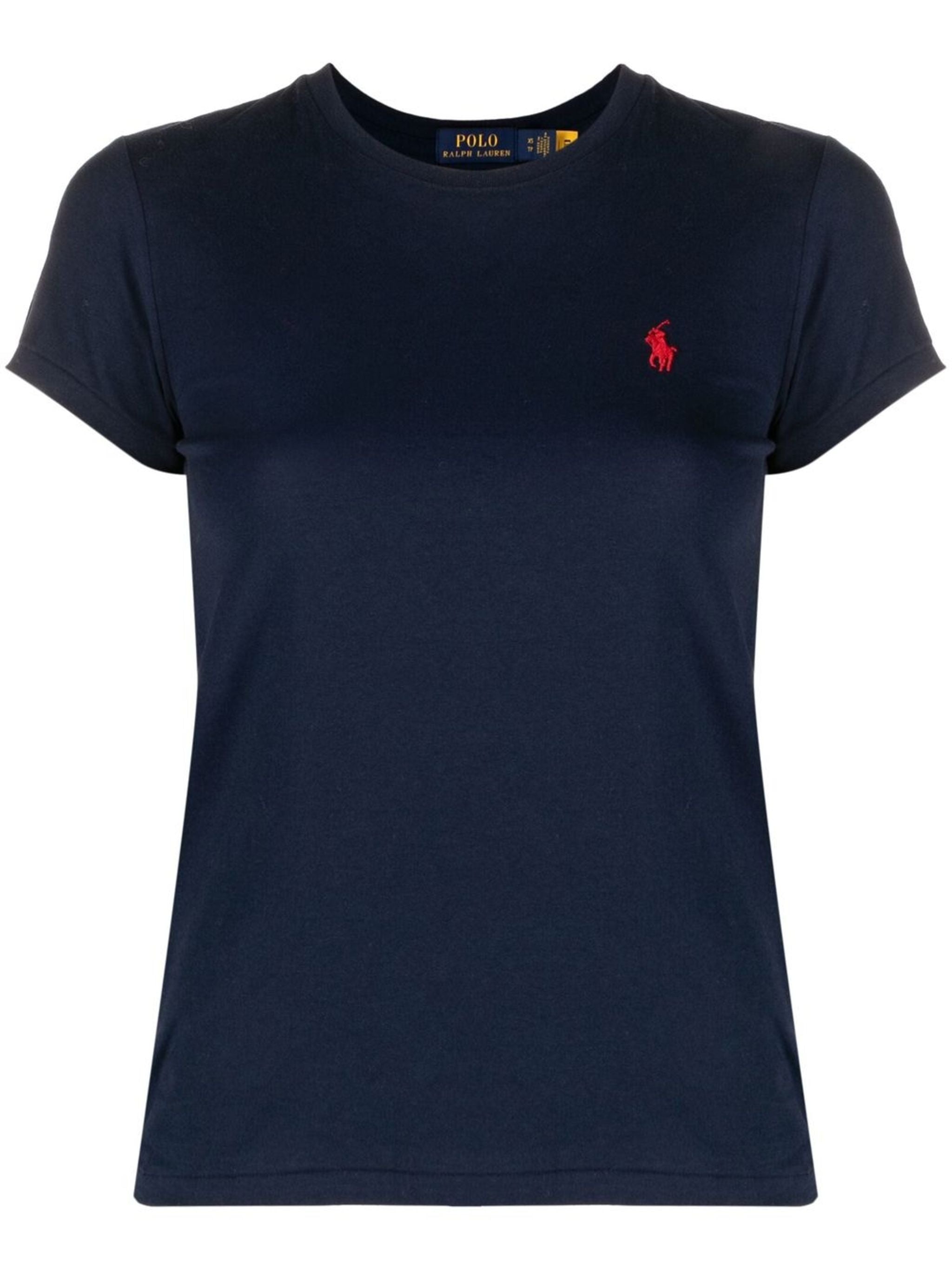 POLO RALPH LAUREN Women's Logo Embroidered Crewneck T-Shirt - Size S