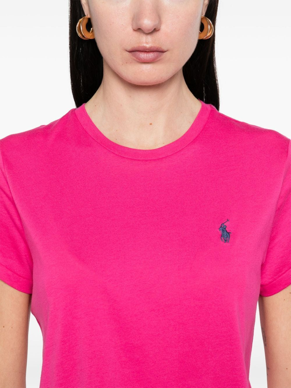 POLO RALPH LAUREN Classic Crewneck Cotton T-Shirt for Women