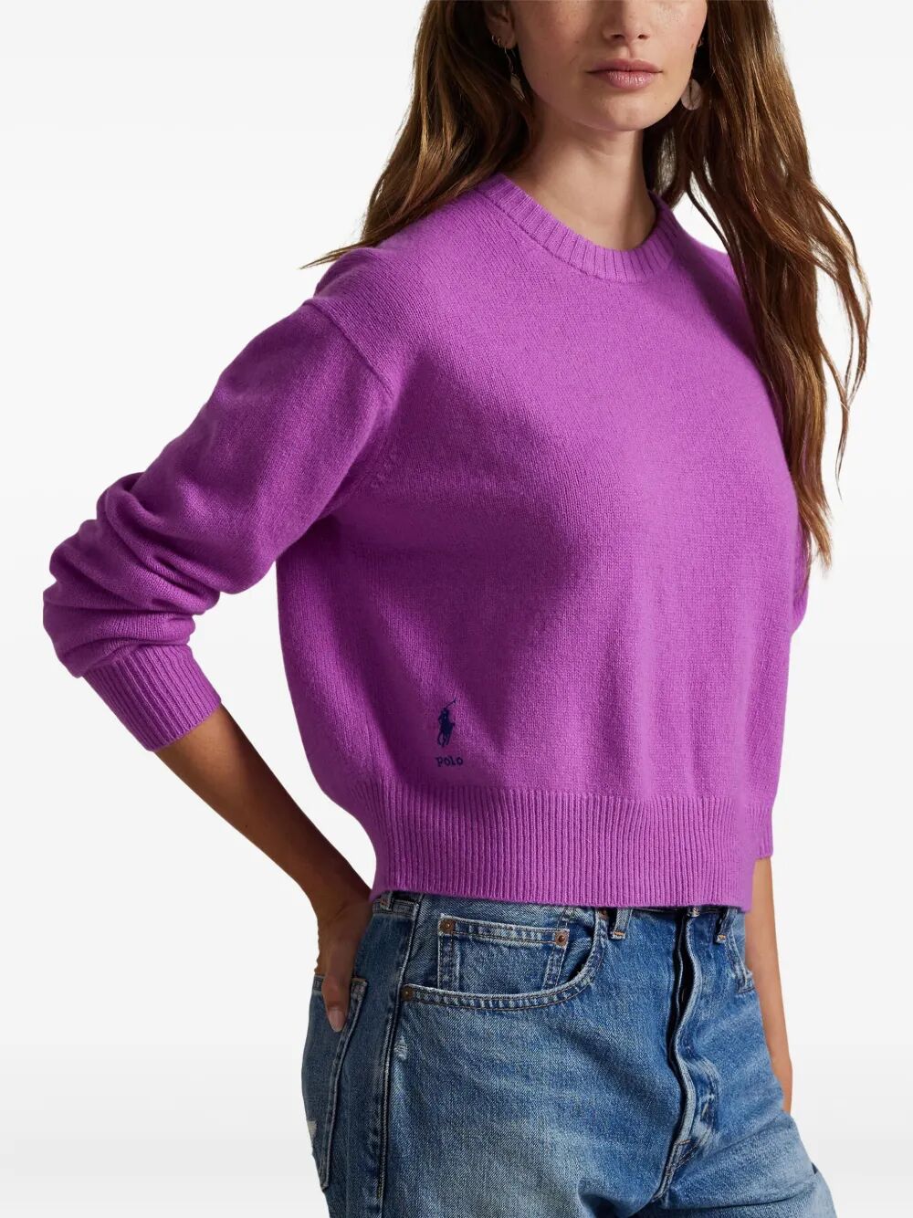 POLO RALPH LAUREN Dropped Shoulder Wool Sweater