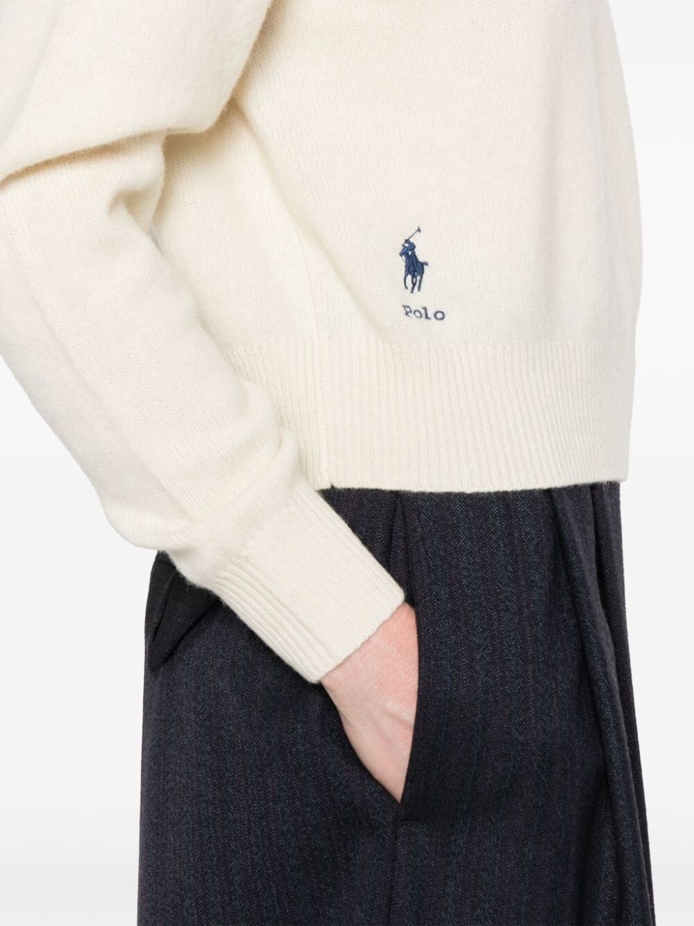 POLO RALPH LAUREN Drop Shoulder Sweater - Women’s Fashion