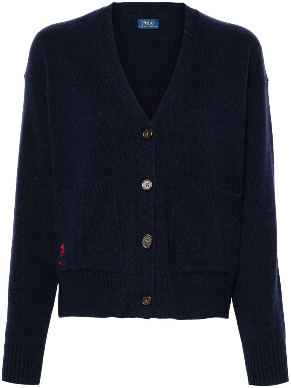 POLO RALPH LAUREN Dropped Shoulder Wool Cardigan