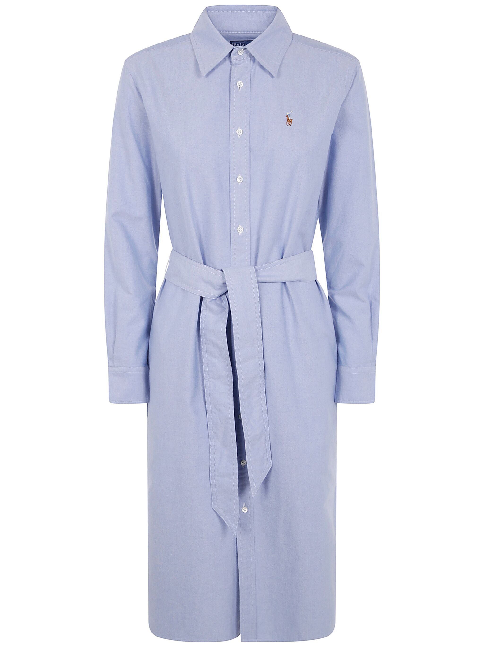 POLO RALPH LAUREN Long Sleeve Day Dress